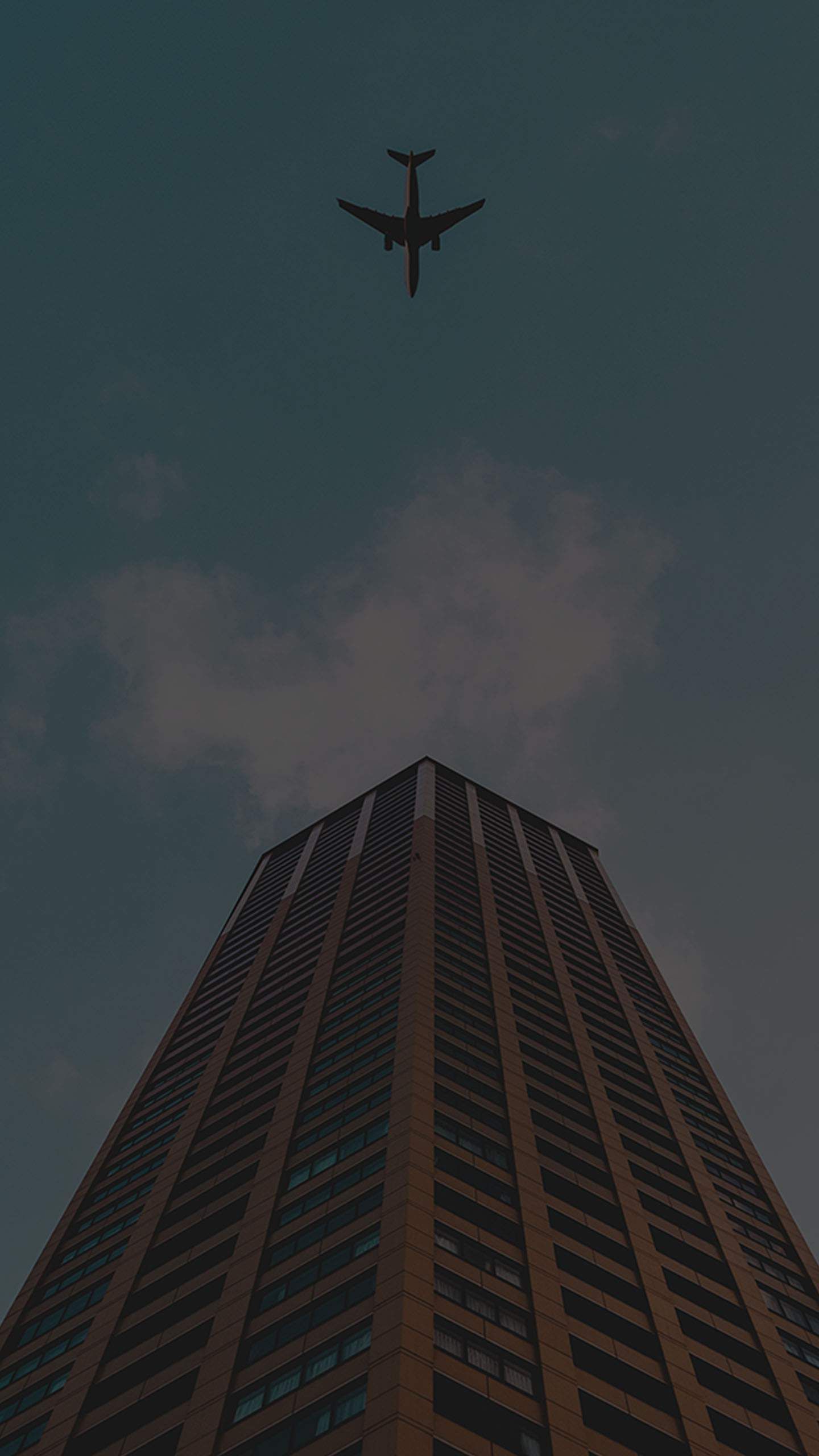 Airbus over Buildings iPhone Wallpaper. Black wallpaper iphone, iPhone wallpaper image, iPhone wallpaper