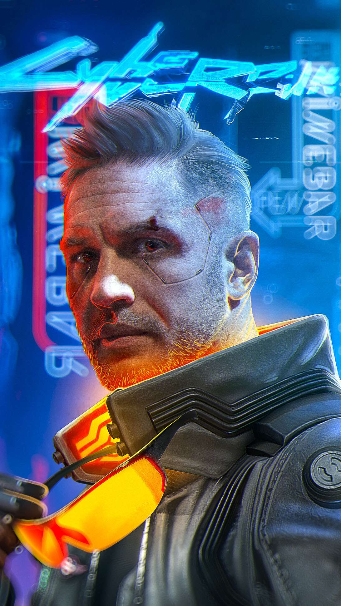 Tom Hardy Cyberpunk IPhone Wallpaper Wallpaper, iPhone Wallpaper