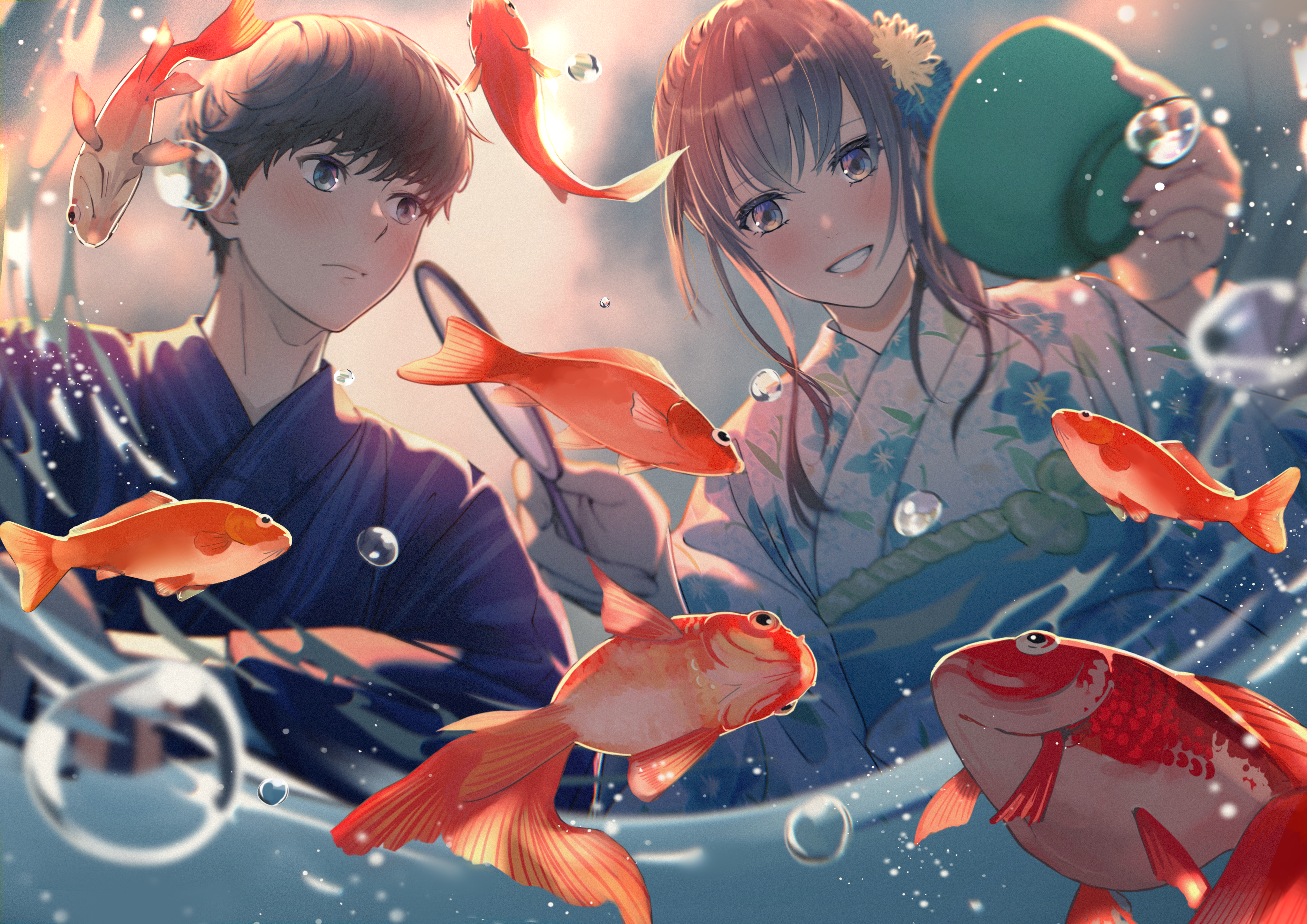 Anime Love 4k Ultra HD Wallpaper by ま