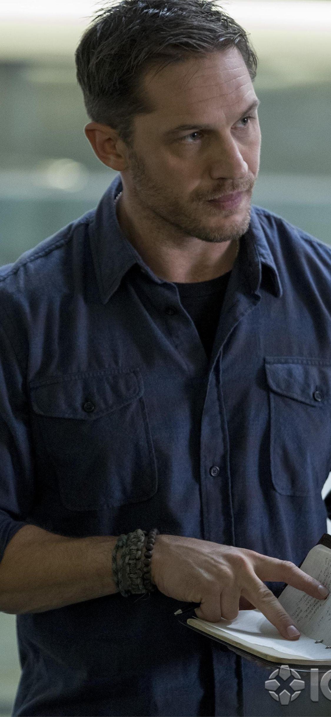 Venom Tom Hardy Cave iPhone Wallpaper Free Download