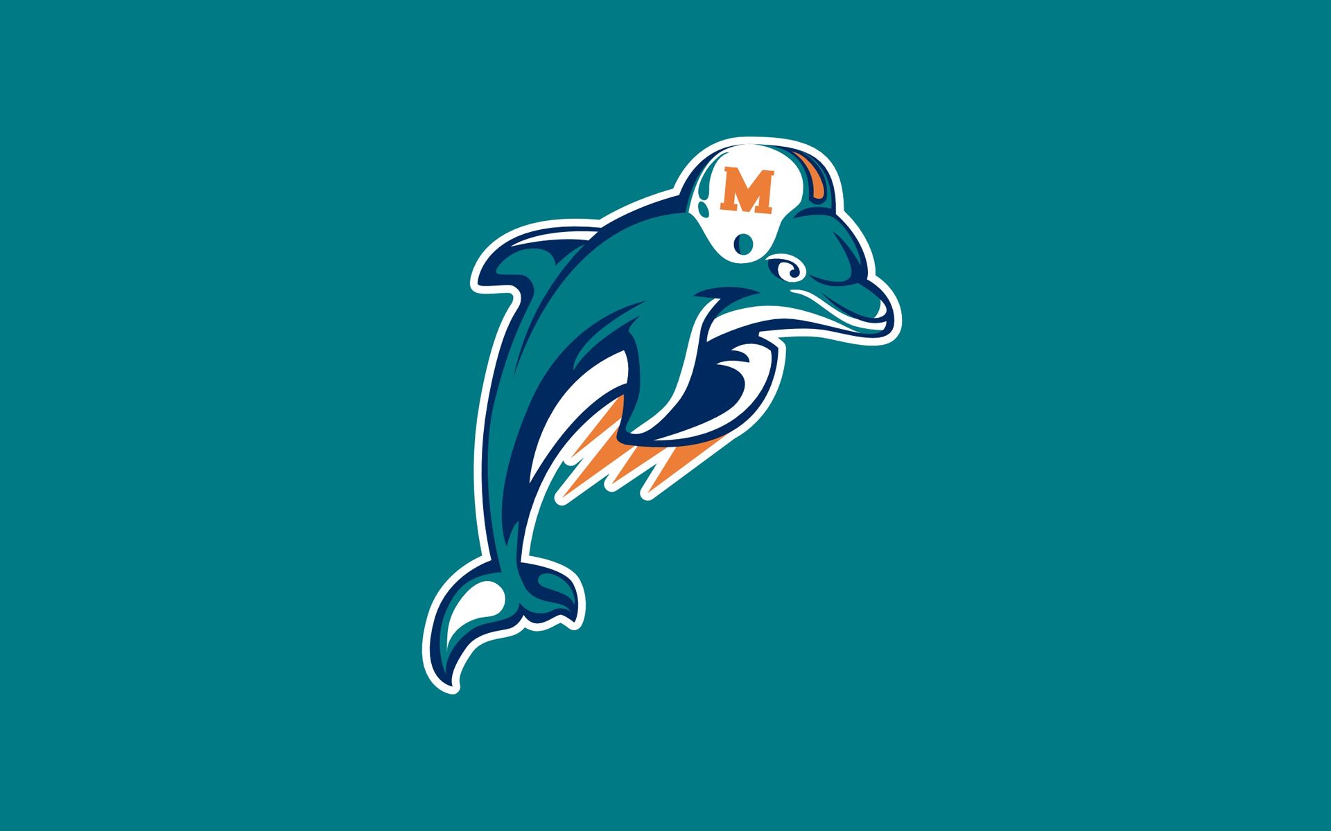 miami dolphins new logo wallpaper