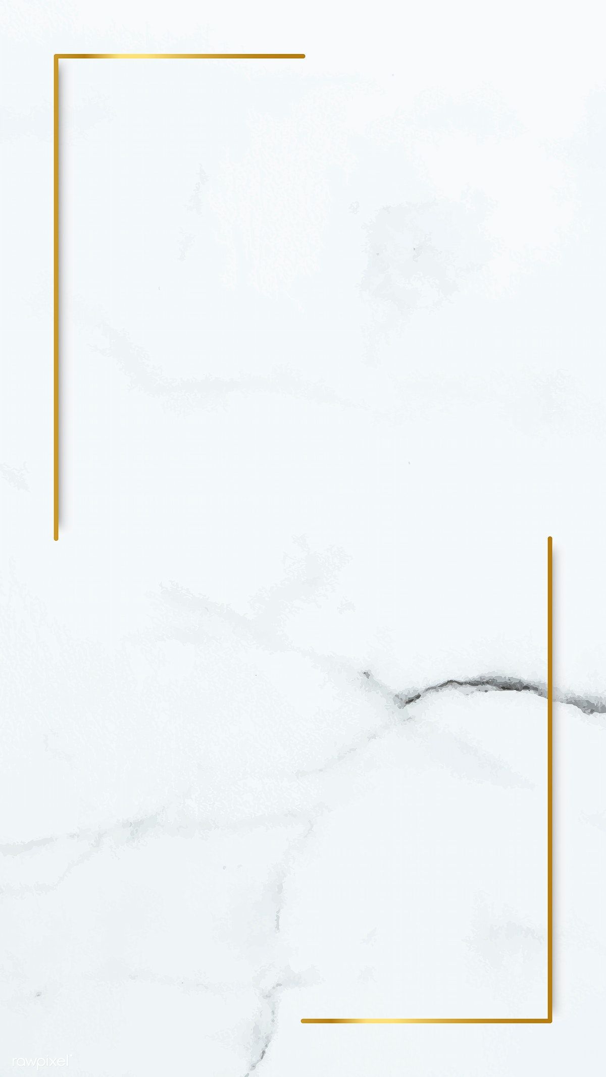 Free download Rectangle gold frame on white marble mobile phone wallpaper vector [1200x2134] for your Desktop, Mobile & Tablet. Explore White Gold Wallpaper. Black White Gold Wallpaper, Gold and