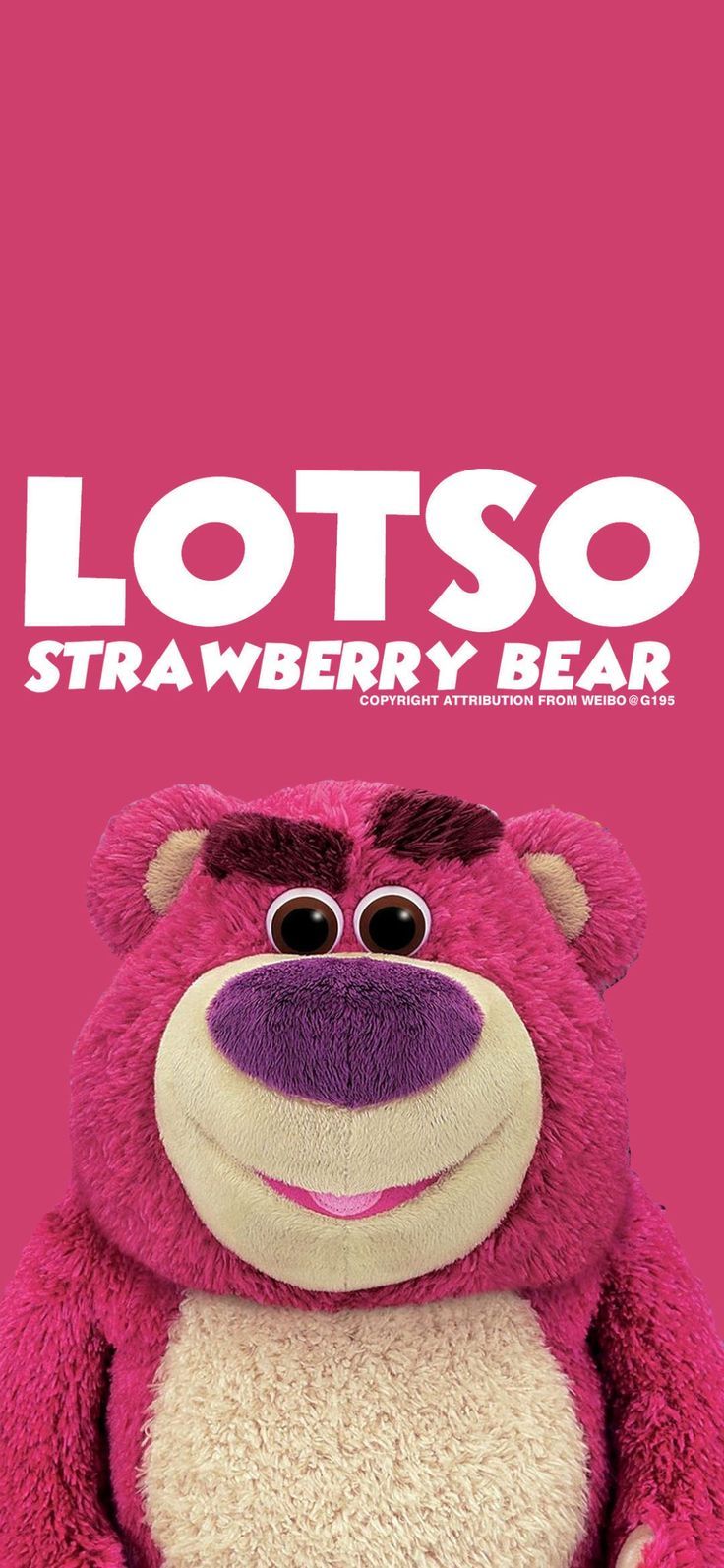 Strawberry Bear iPhone Wallpaper. Kartu lucu, Kartun, Wallpaper iphone lucu