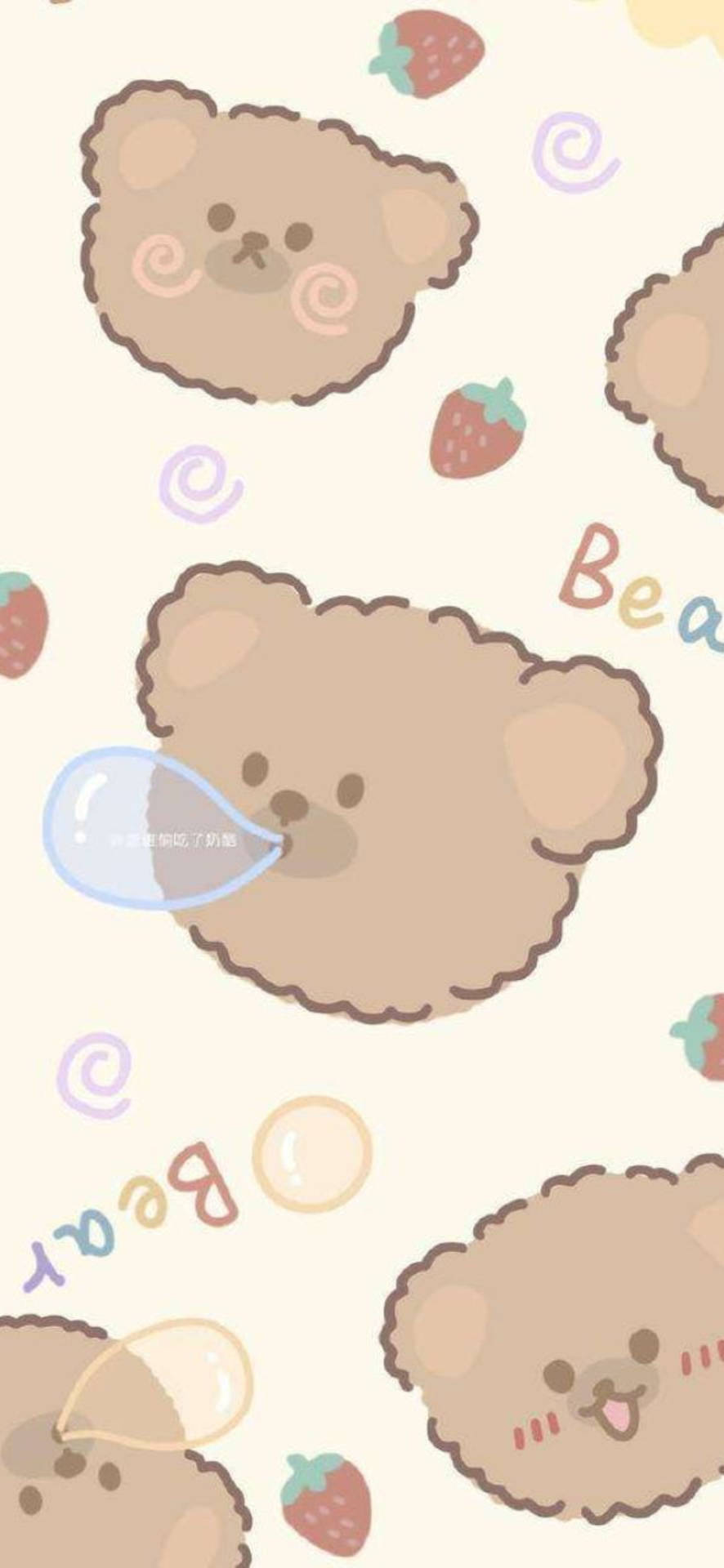 Strawberry Bear Wallpapers - Wallpaper Cave