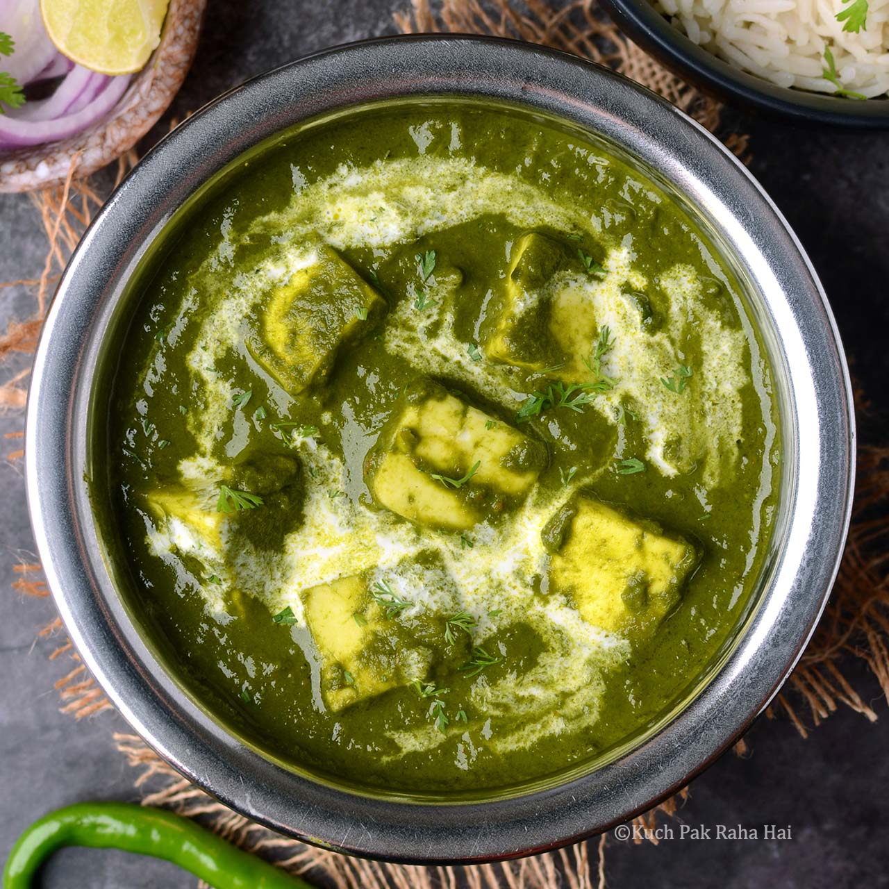 Lush Palak Paneer Recipe Image Concept Lush Palak Paneer Recipe Image Concept