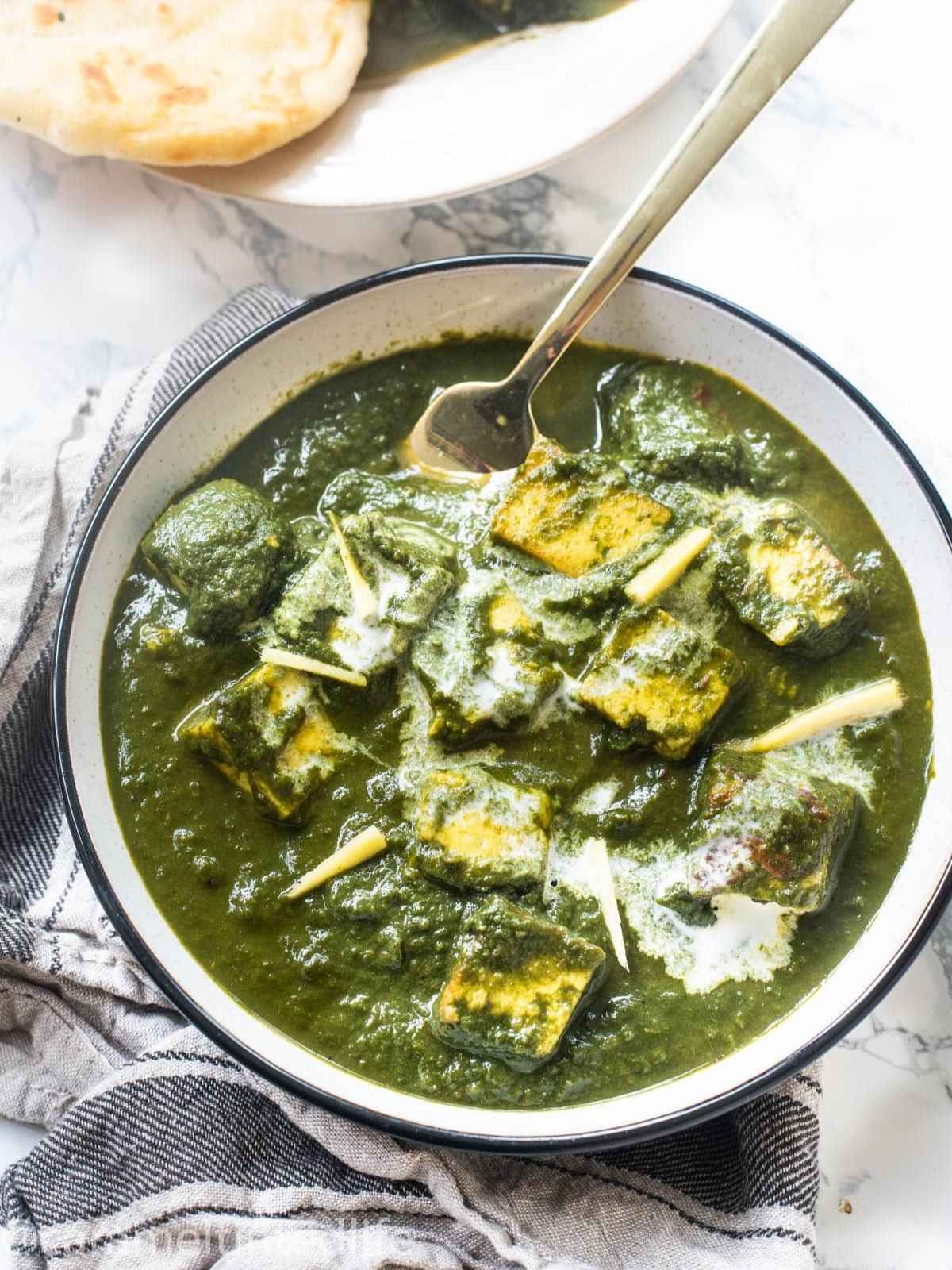 The BEST Saag Paneer recipe Tinted Life