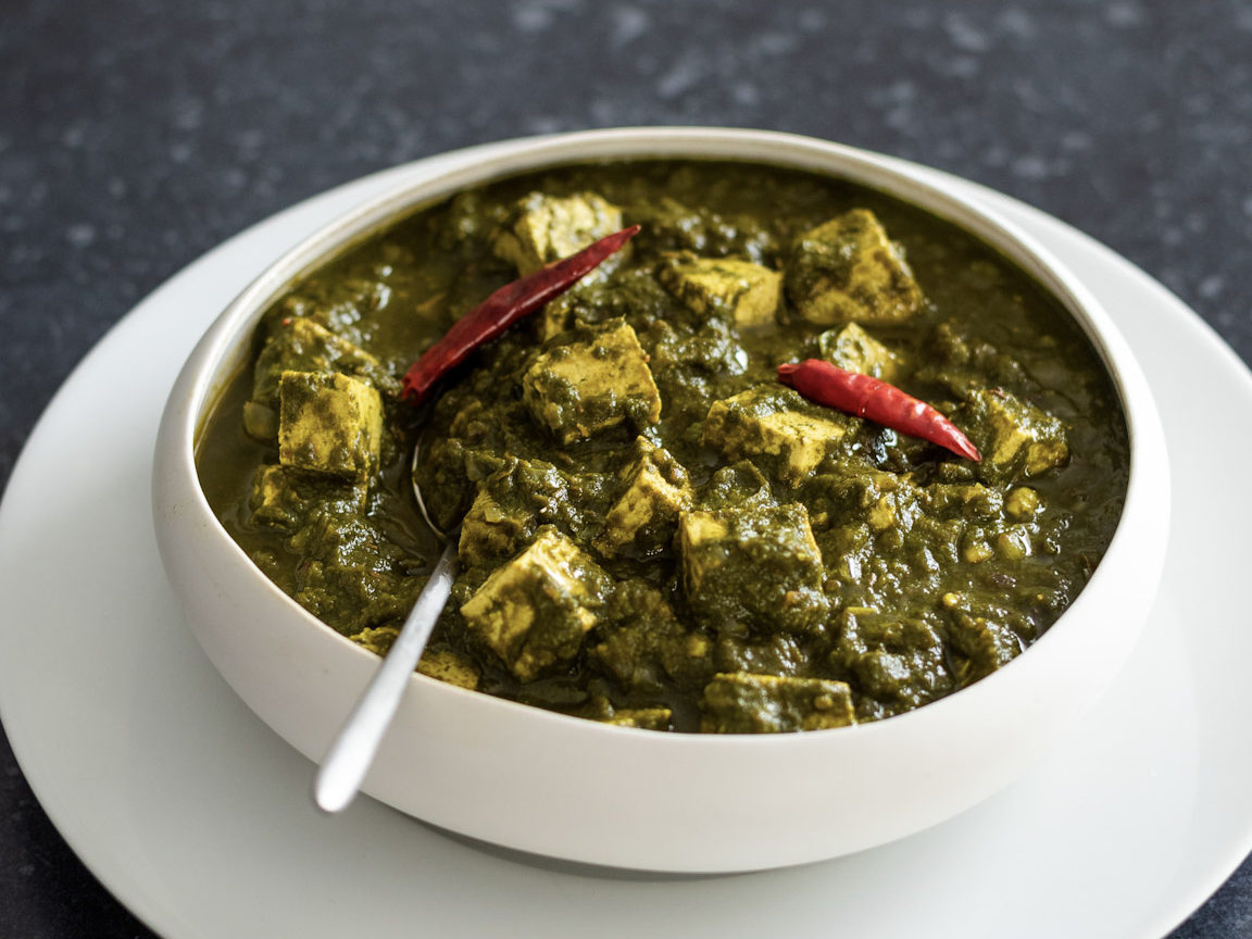 Best Vegan Palak Paneer Saag Paneer