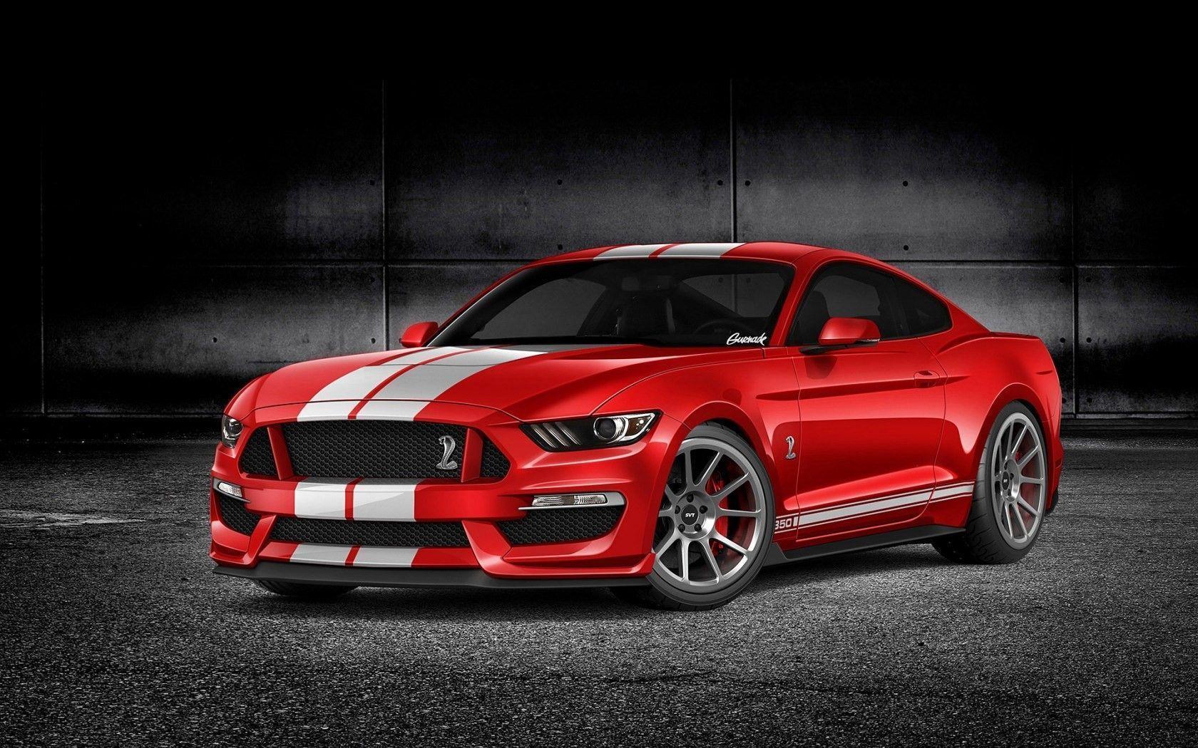 Red Ford Mustang Wallpaper