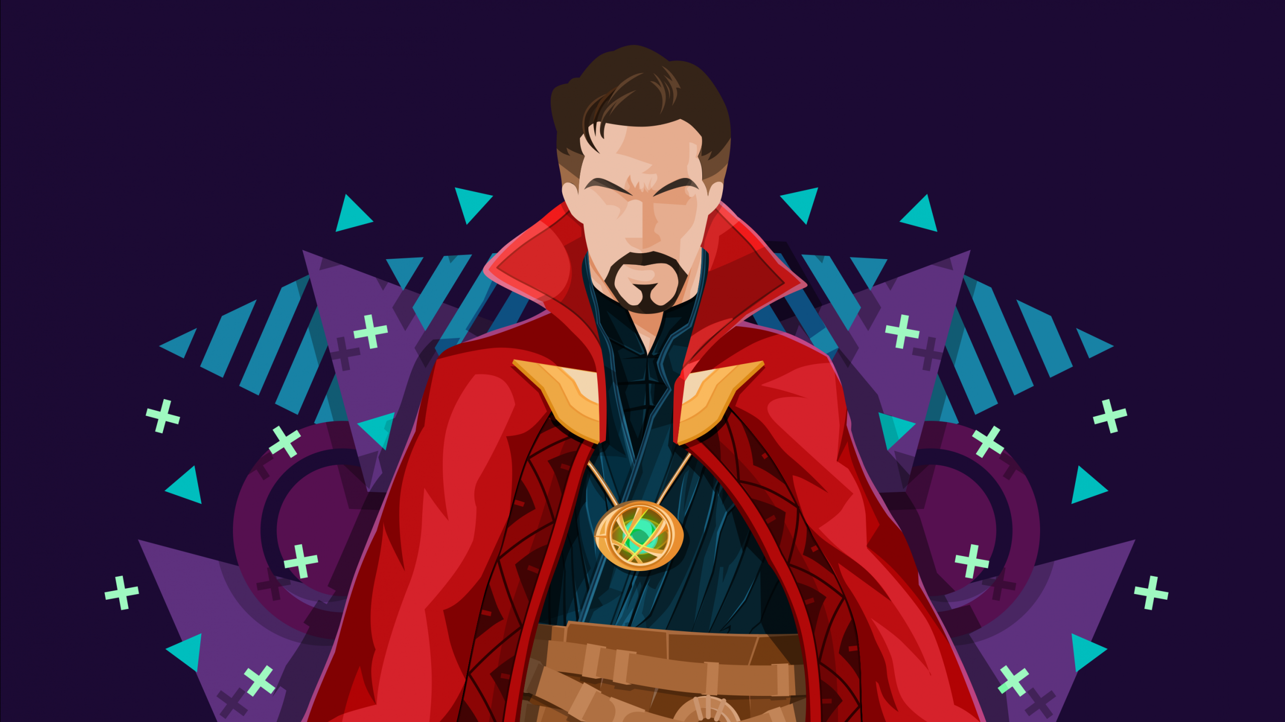 Wallpaper / Marvel Cinematic Universe, Dr. Strange, phanirithvij, Doctor Strange, Marvel Comics, frontal view free download