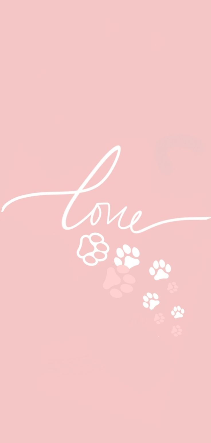 Love Paw Print Wallpaper #wallpaper #iphone #love #doglover #pawprint By- ne*****. Dog wallpaper iphone, Paw wallpaper, iPhone prints