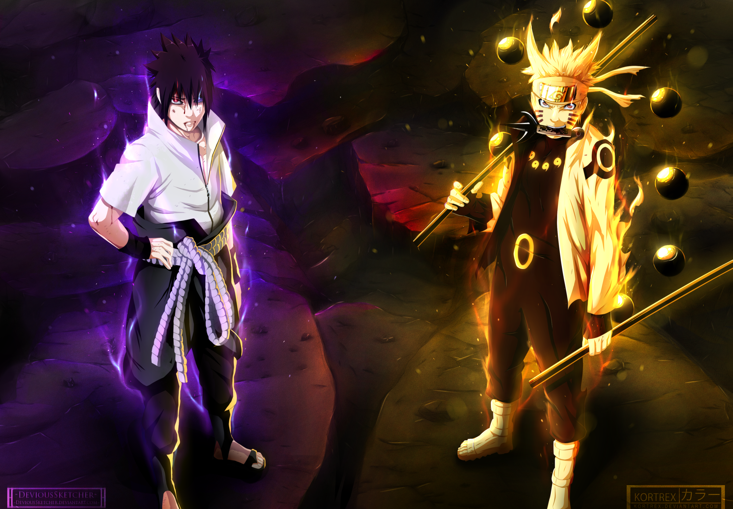 Sasuke and Naruto