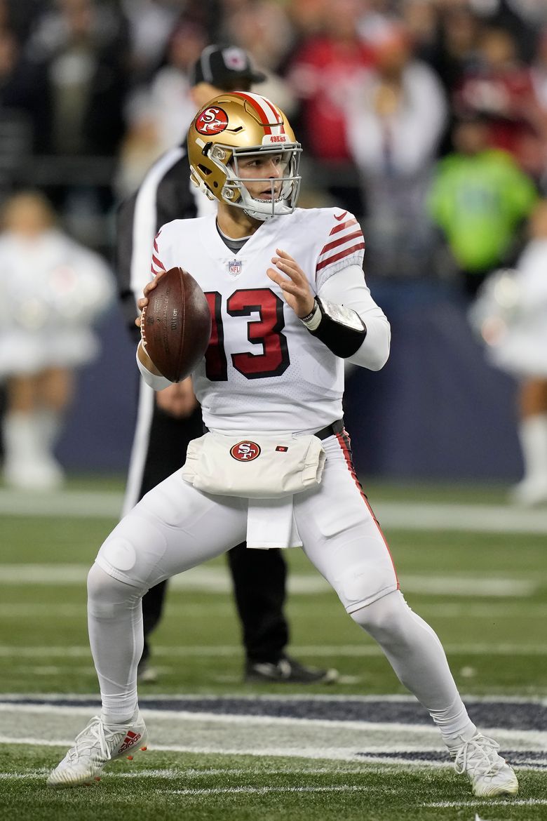 49ers surging into playoffs behind rookie QB Brock Purdy. The Seattle Times