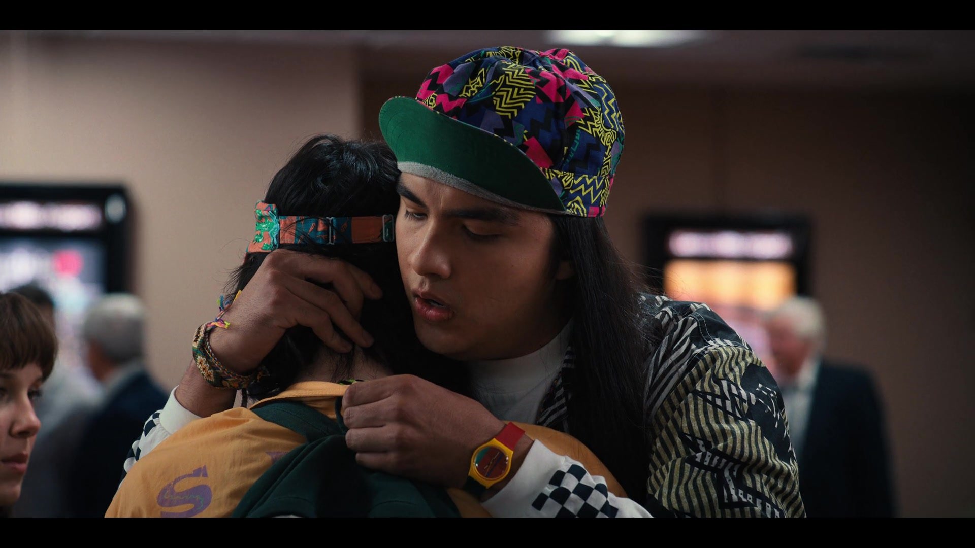 Swatch Watch Of Eduardo Franco As Argyle In Stranger Things S04E02 Chapter Two: Vecna's Curse (2022)