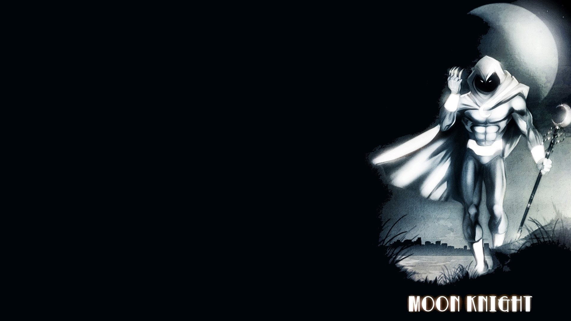 Comics, Moon Knight Laptop Wallpaper 4k