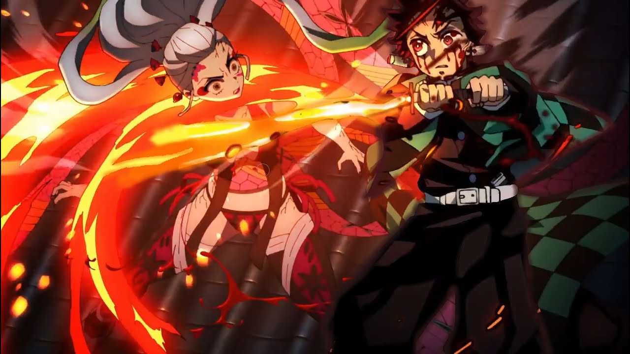 Tanjiro Demonstrated The True Power Of Sun Breathing Against Daki! Nezuko Demon Form! Demon Slayer