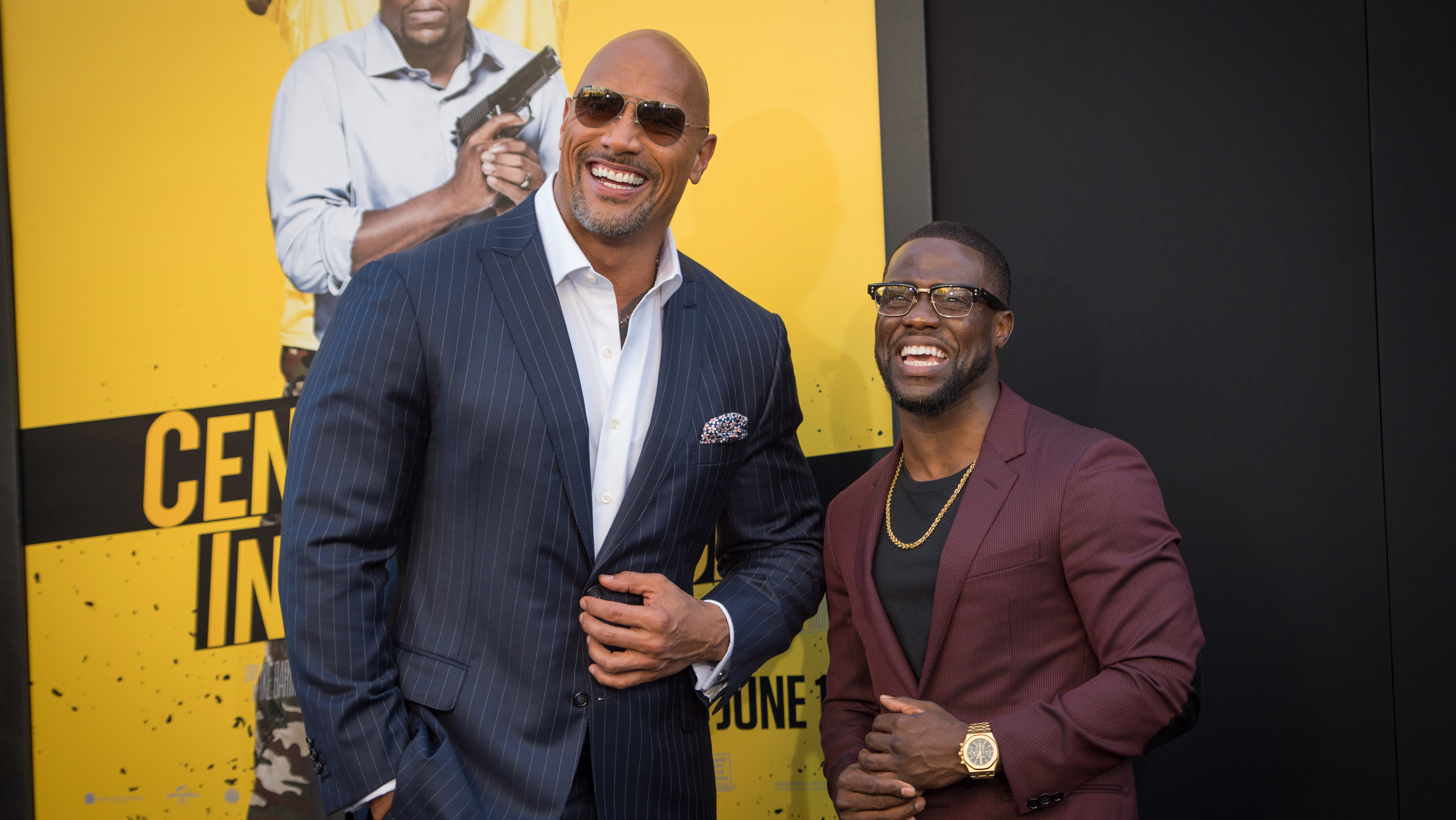 Kevin Hart, Dwayne Johnson Talk Their “Brotherly Chemistry” at 'Central Intelligence' Premiere