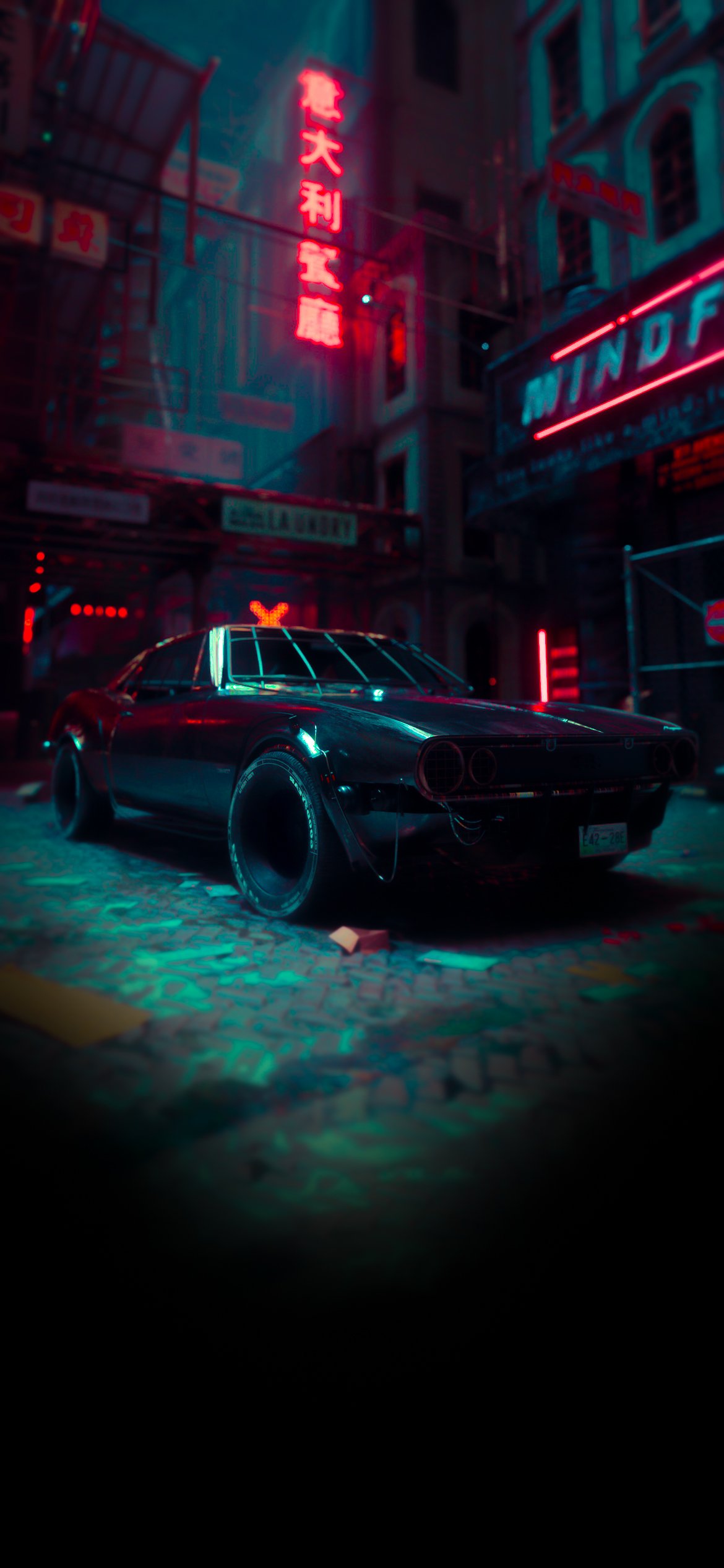 Cyberpunk Car Wallpaper for Phone