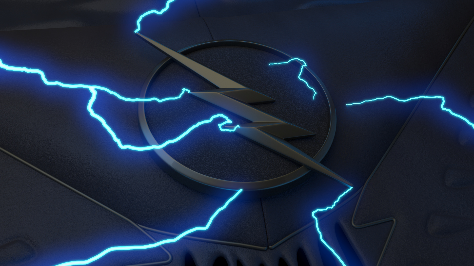 The Flash Lightning Strikes Logo Wallpaper 44507