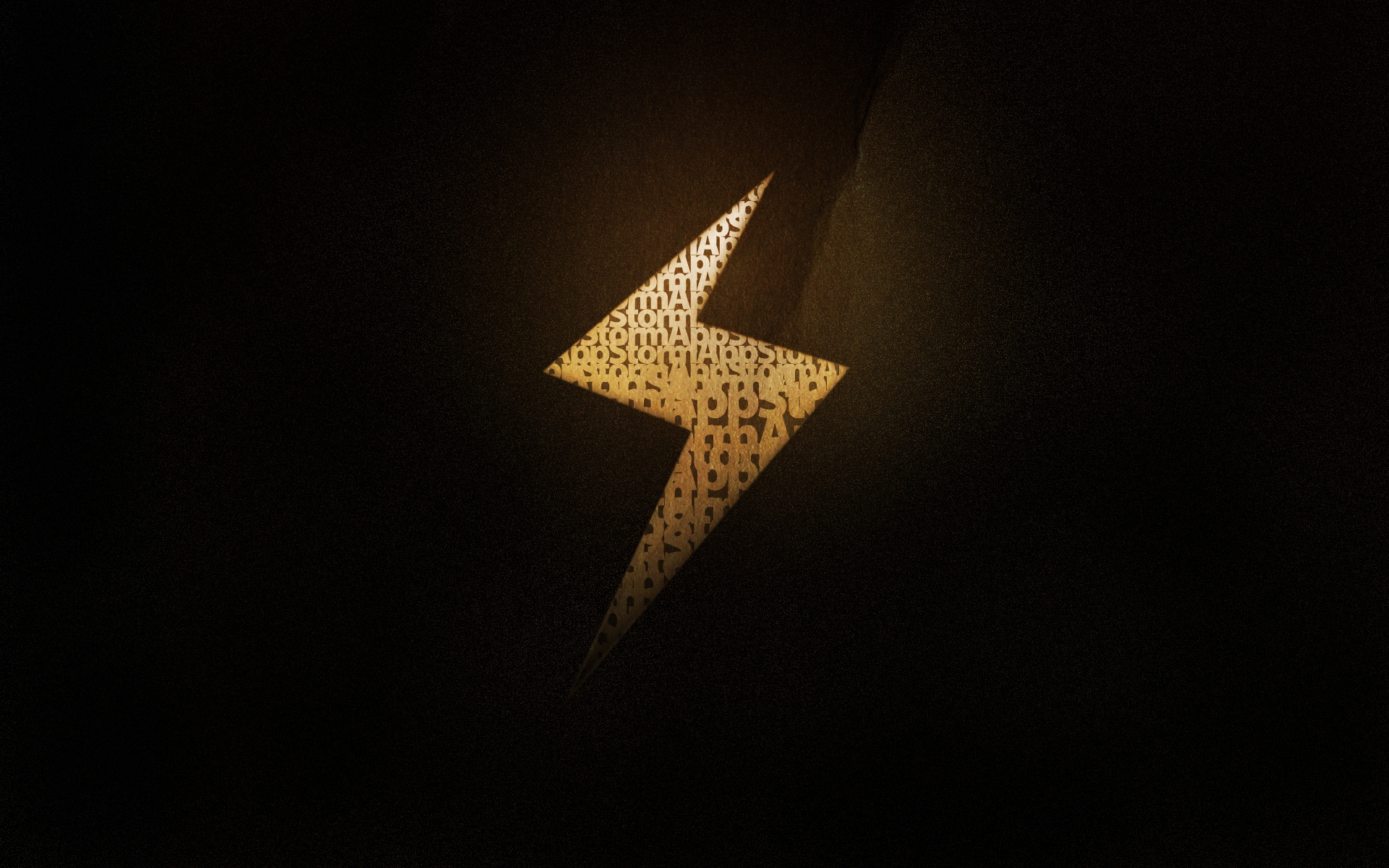Wallpaper, night, yellow, brown, triangle, light, apple, lighting, darkness, mac, symbol, computer wallpaper, app storm 1920x1200