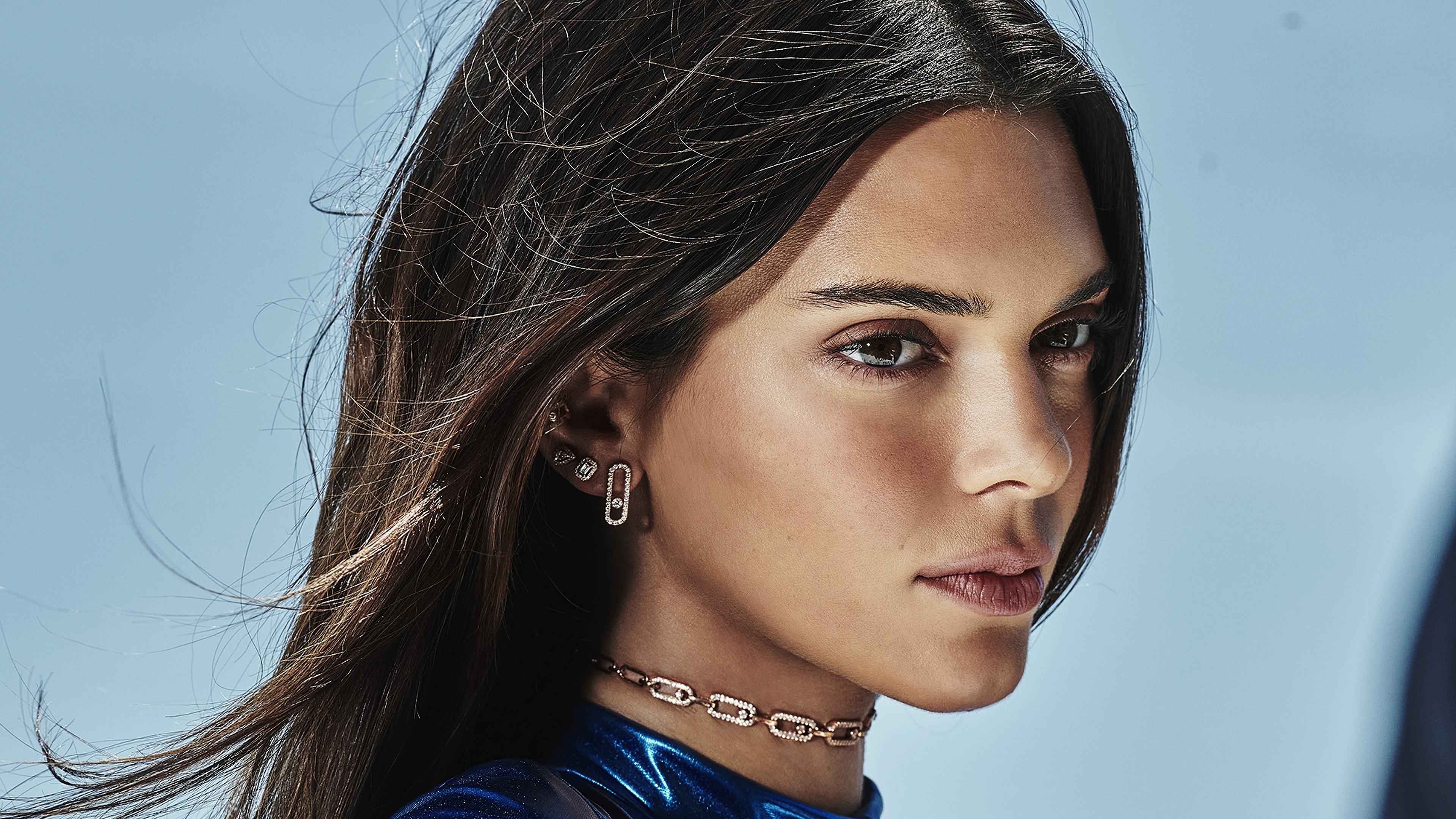 Wallpaper 4k Kendall Jenner Messika Jewelry Campaign 2023 4k Wallpaper