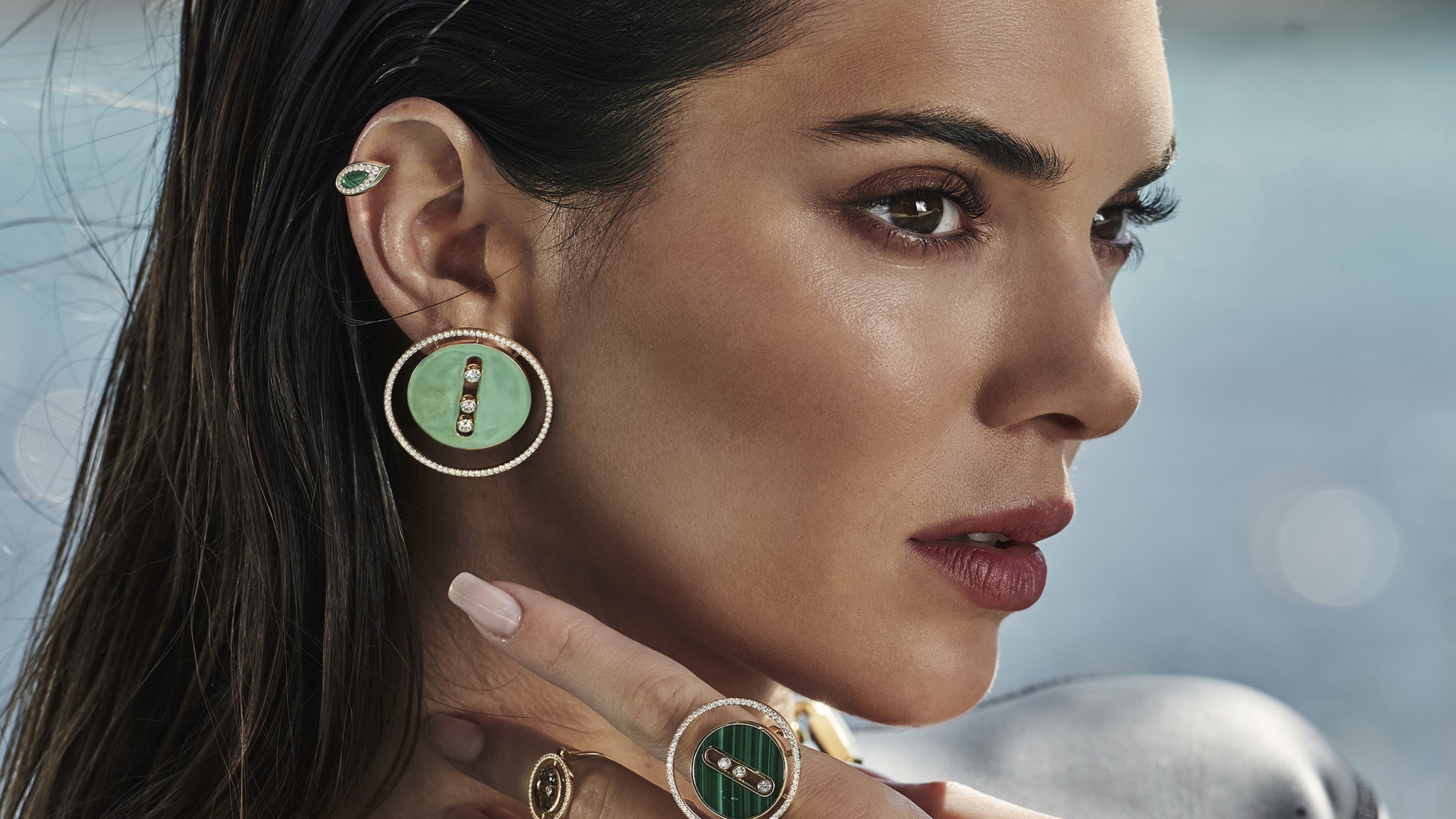 Wallpaper 4k Kendall Jenner Messika Jewelry Campaign 2023 4k Wallpaper
