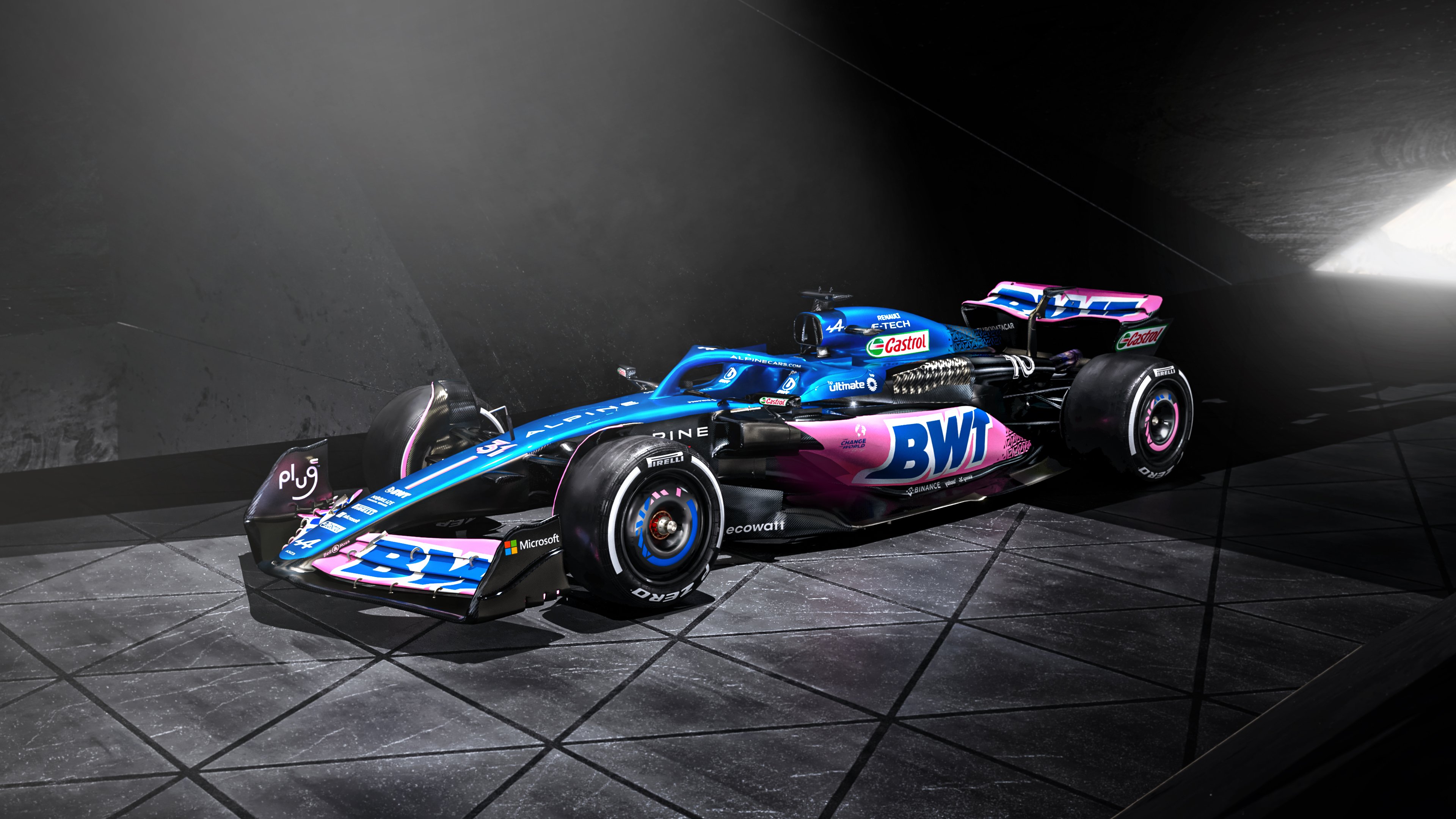 BWT Alpine F1 Team gears up for 2023 Formula 1 season by unveiling the A523 to the world media global de Alpine
