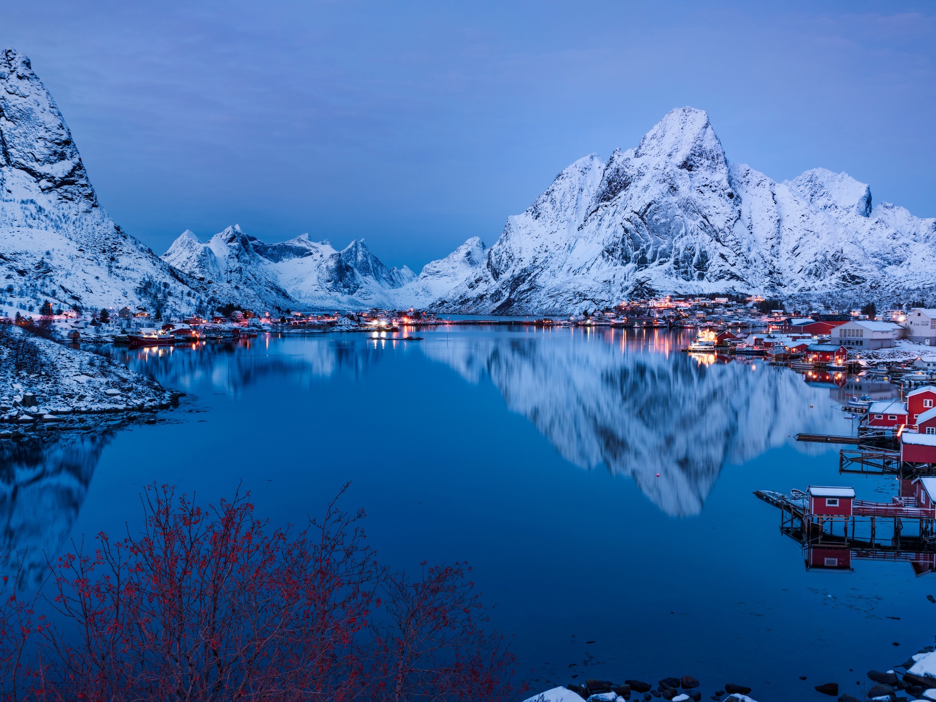 Wallpaper 4k Mountains Houses Winter 4k Wallpaper