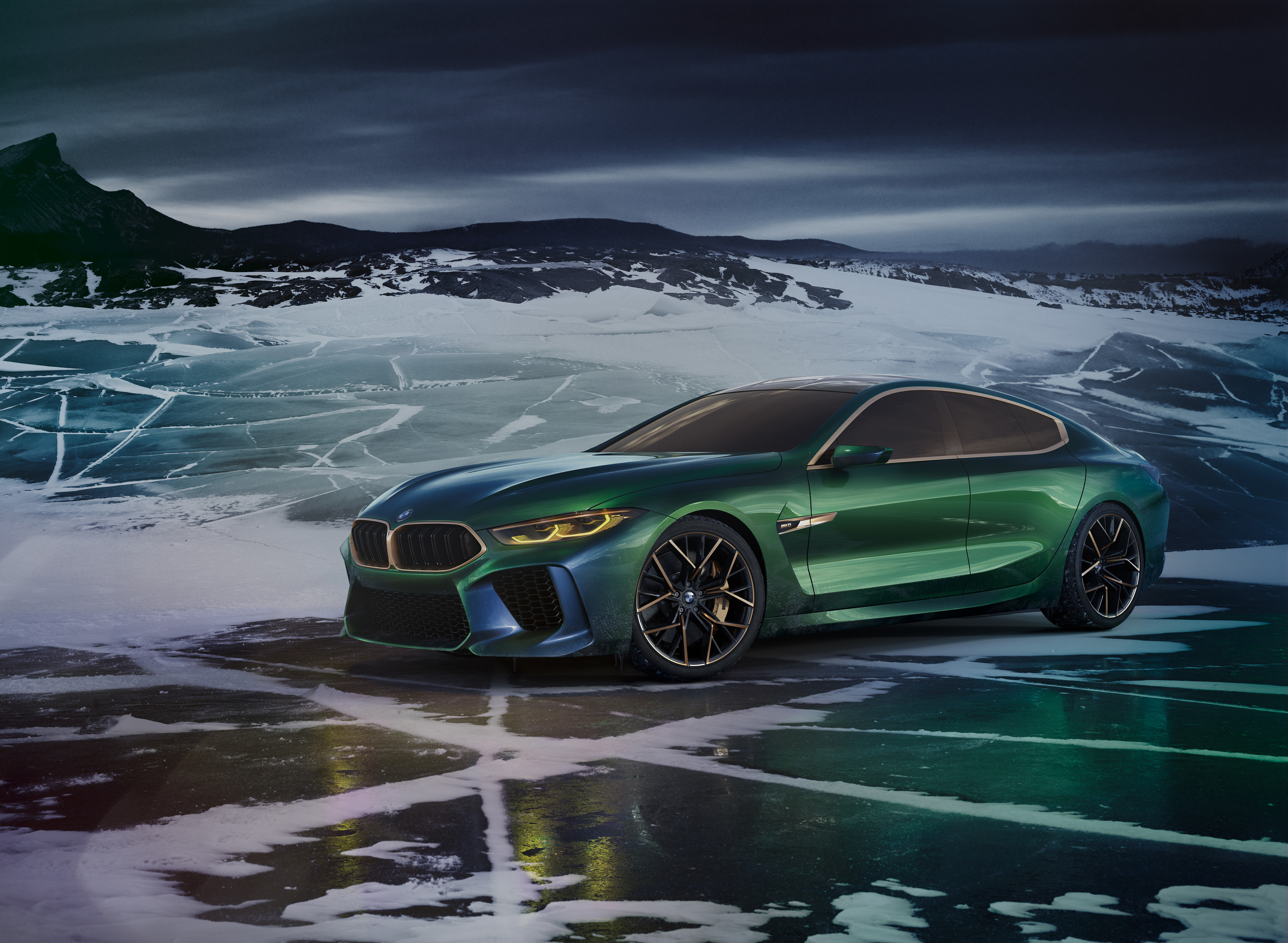 BMW M8 Gran Coupe HD Wallpaper and Background