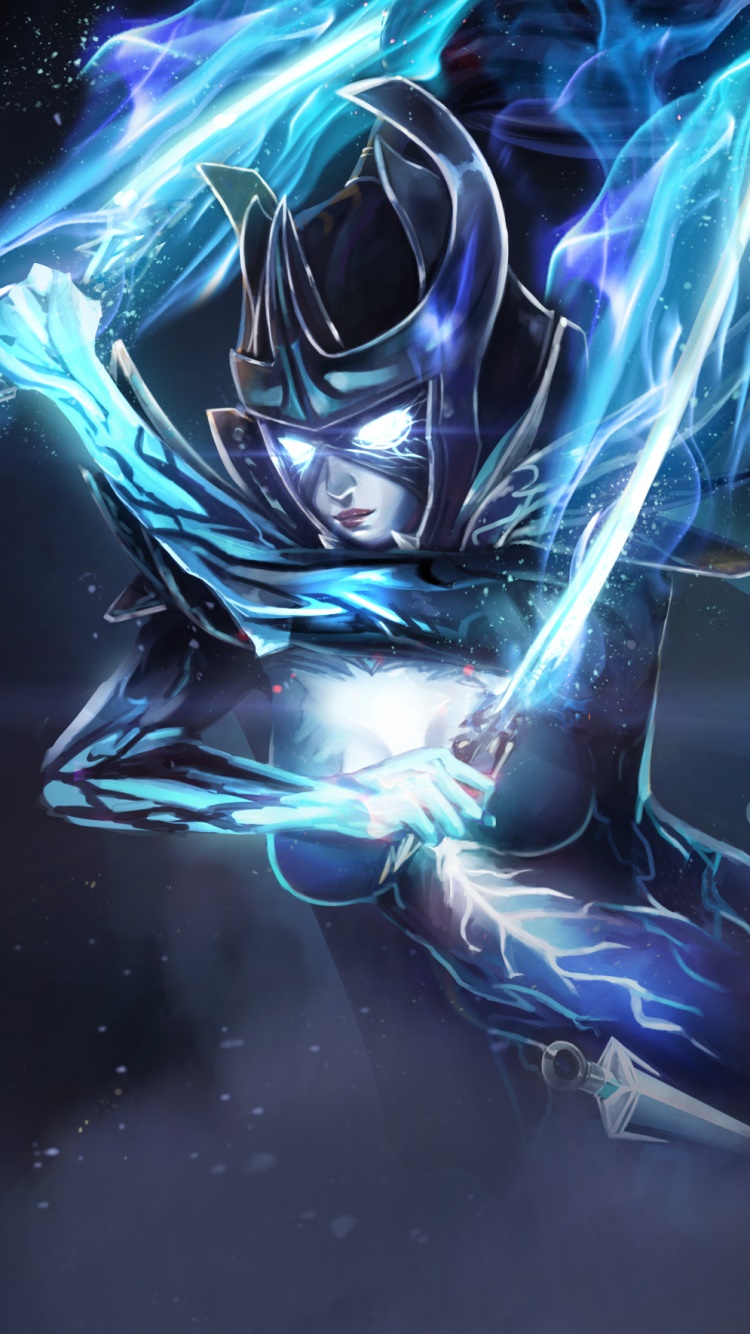 Wallpaper / Video Game Dota 2 Phone Wallpaper, Phantom Assassin (DotA 2), Mortred (DotA 2), 750x1334 free download