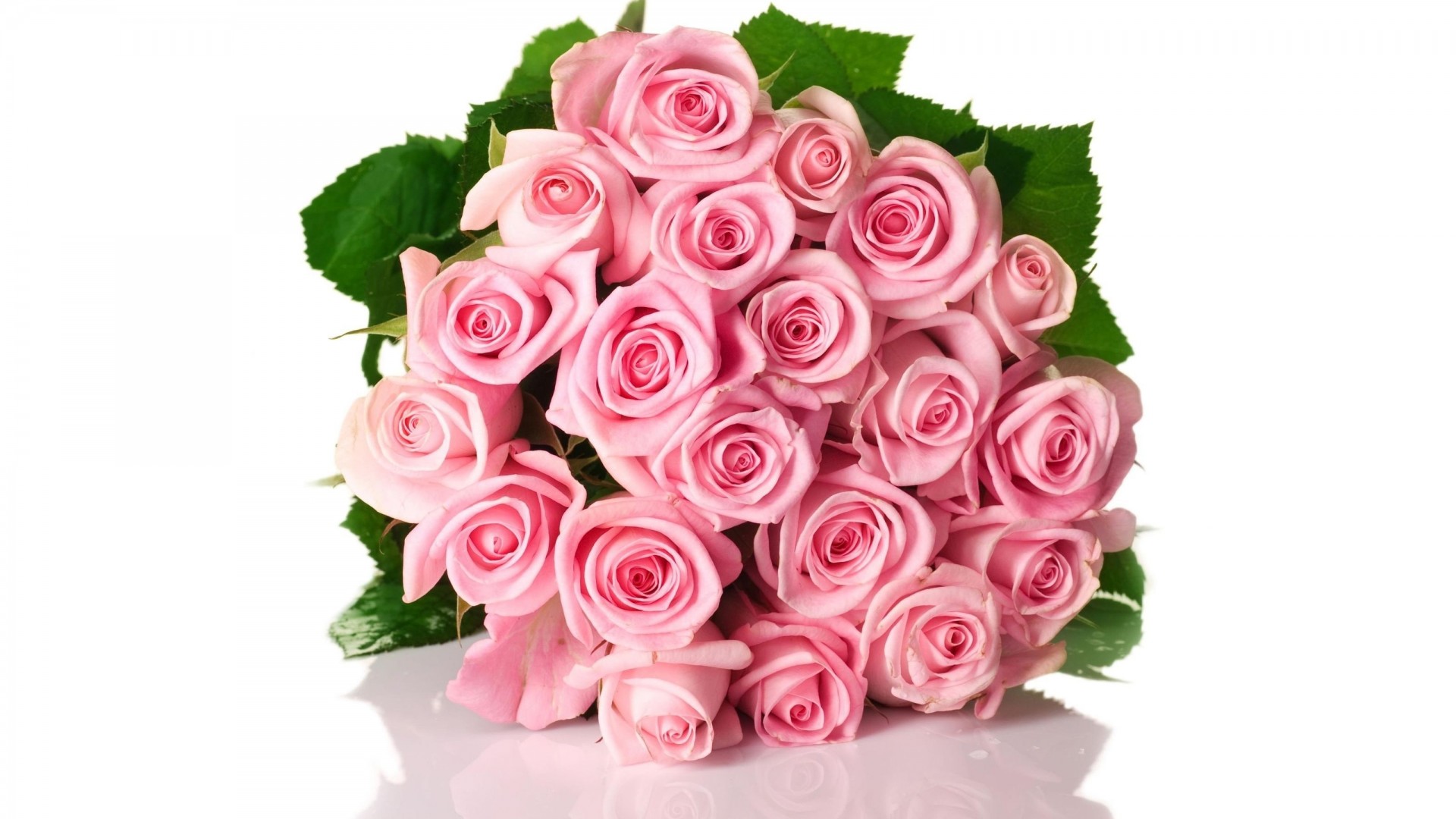 Pink Roses Bouquet, High Definition, High Quality, Widescreen