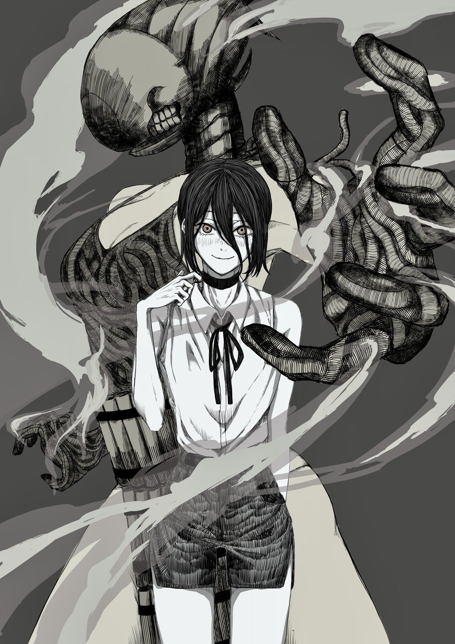 Chainsaw, Reze, Man wallpaper