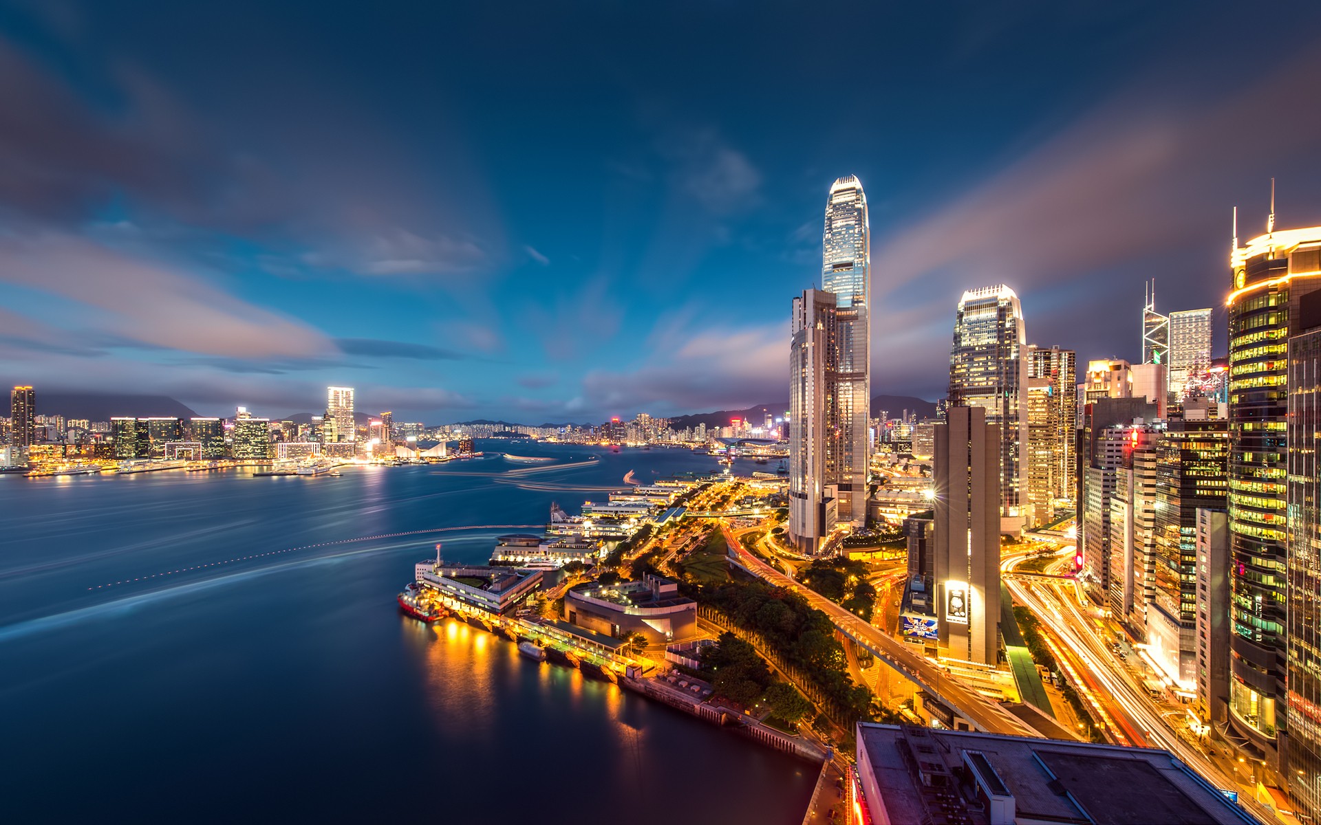 HD City Lights Wallpaper