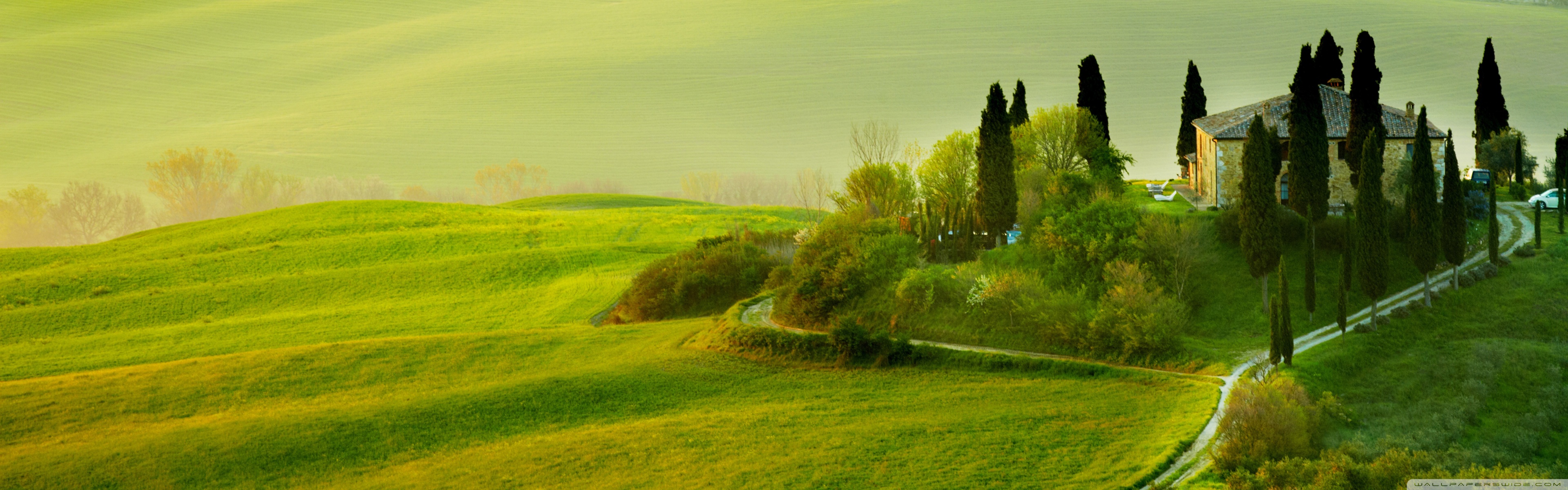Tuscany Spring Landscape Ultra HD Desktop Background Wallpaper for: Multi Display, Dual Monitor, Tablet