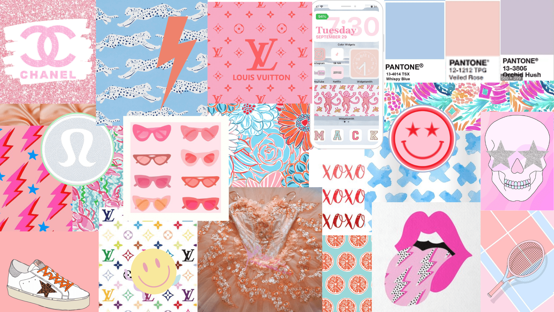 Louis Vuitton  Preppy wallpaper, Pink cowgirl aesthetic, Cute