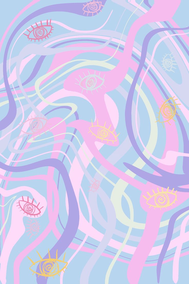 Pastel eyes wallpaper aesthetic. Pink wallpaper background, Pink and purple wallpaper, Eyes wallpaper