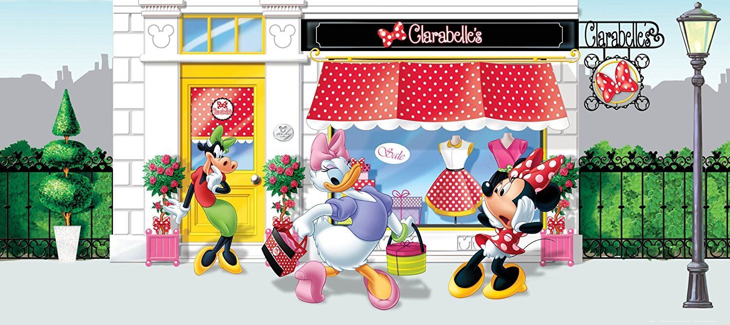 79x35inch Panoramic wallpaper for kids bedroom Disney Minnie Mouse Daisy
