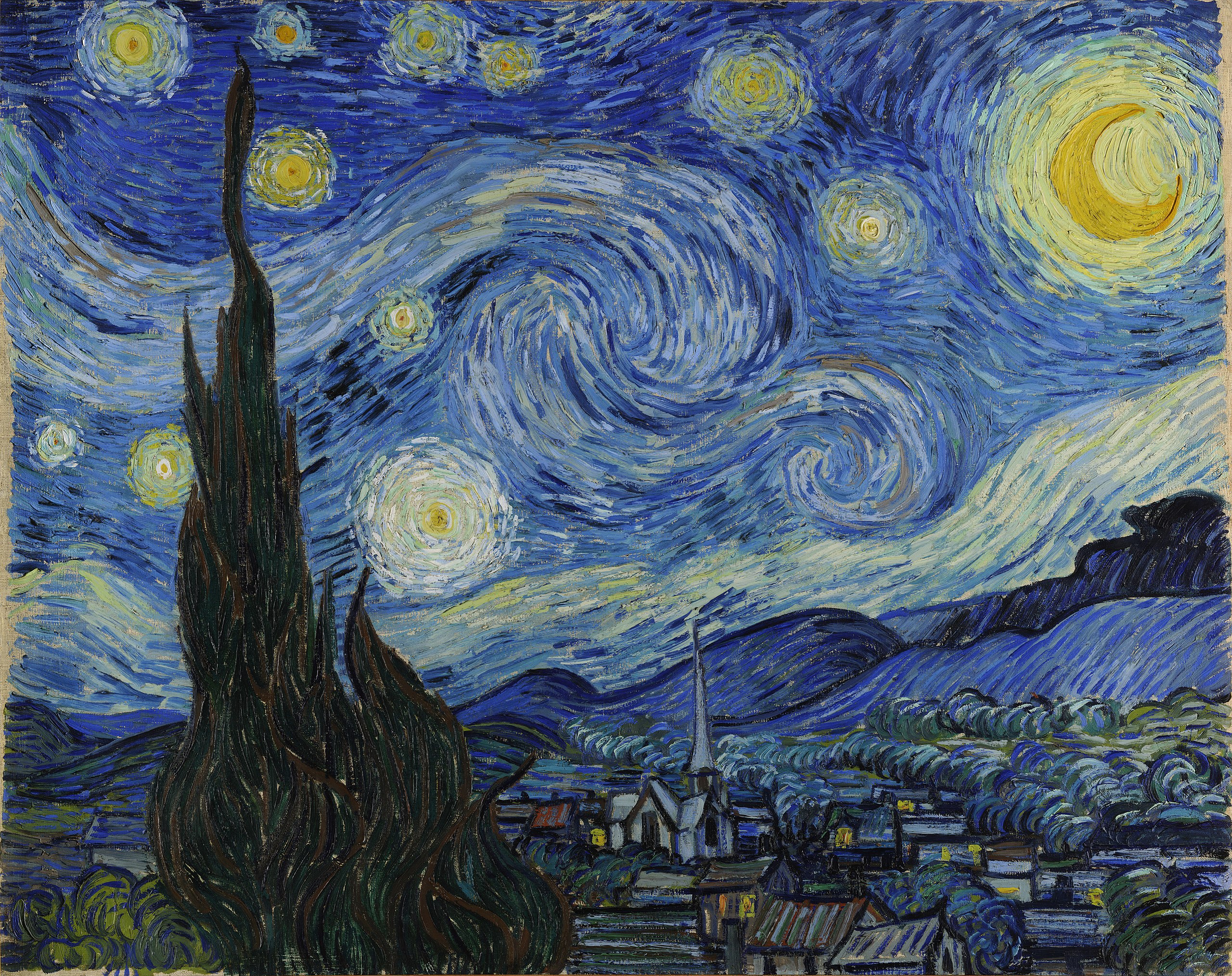 Van Gogh Night Art