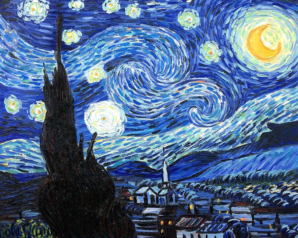 Starry Night Wallpaper HD Free Download