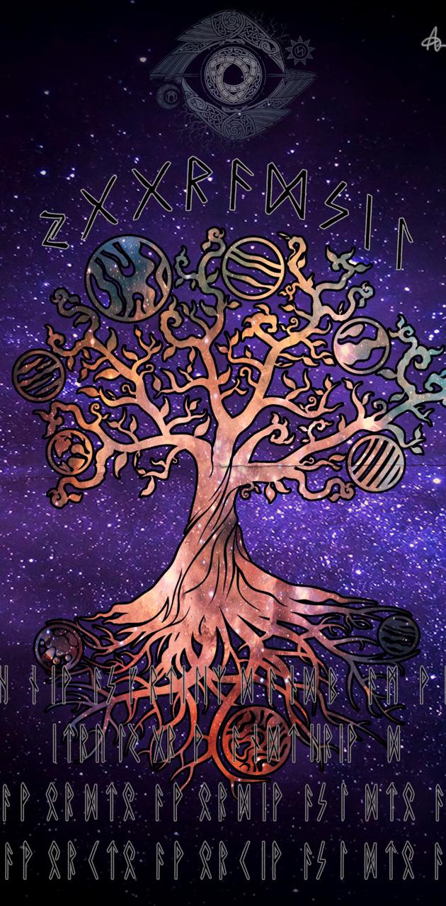 Nordic Runes wallpaper