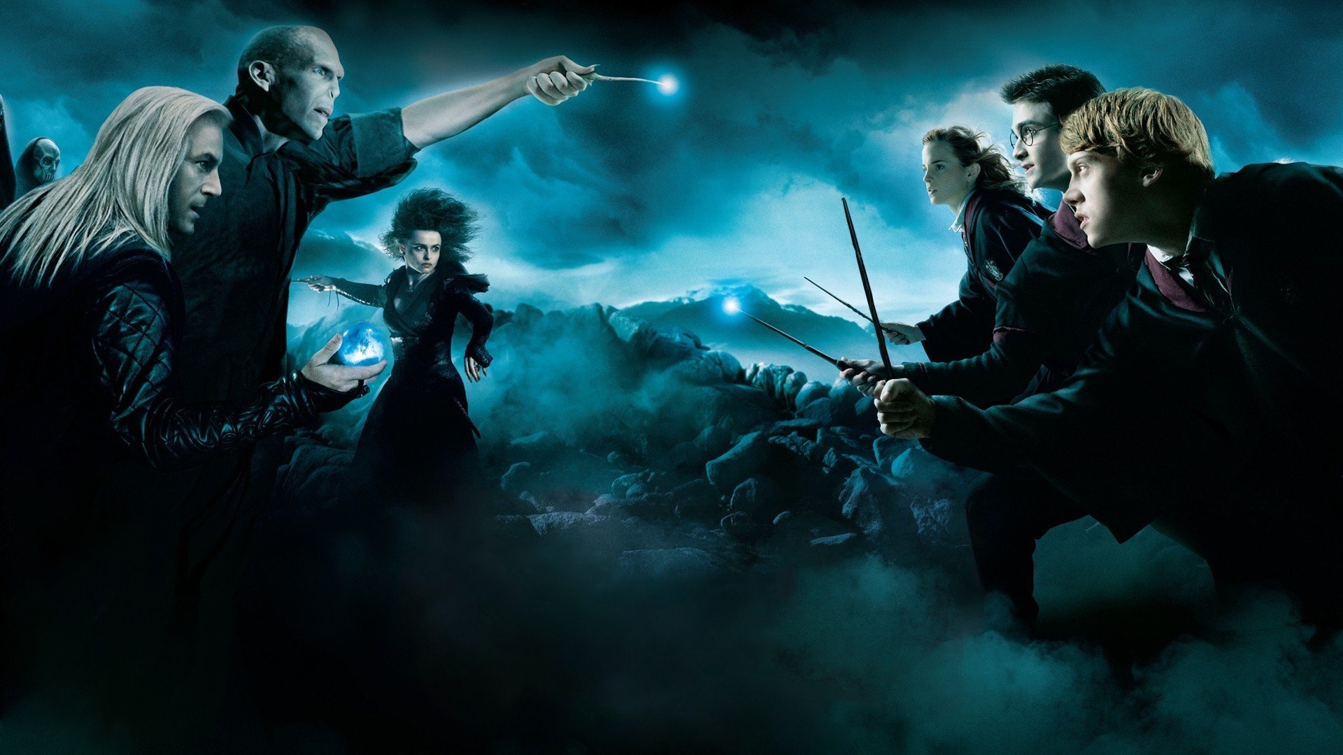 Harry Potter, Lord Voldemort, Lucius Malfoy, Hermiona Granger, Ron Weasley HD Wallpaper / Desktop and Mobile Image & Photo