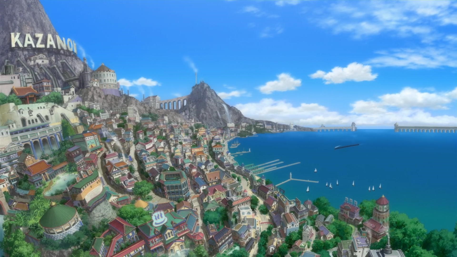anime, One Piece, cityscape Gallery HD Wallpaper
