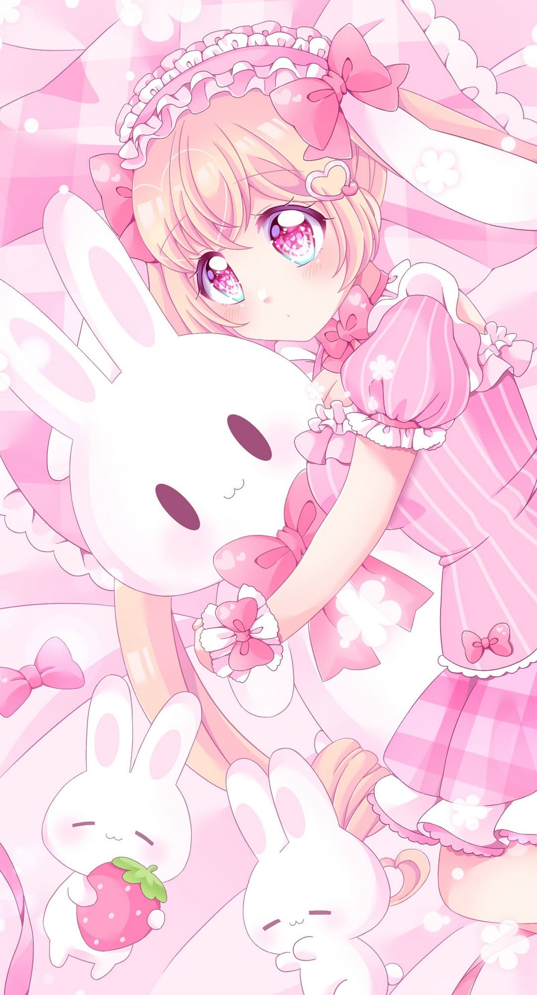 Pink Anime Wallpaper Image, Phone Wallpaper