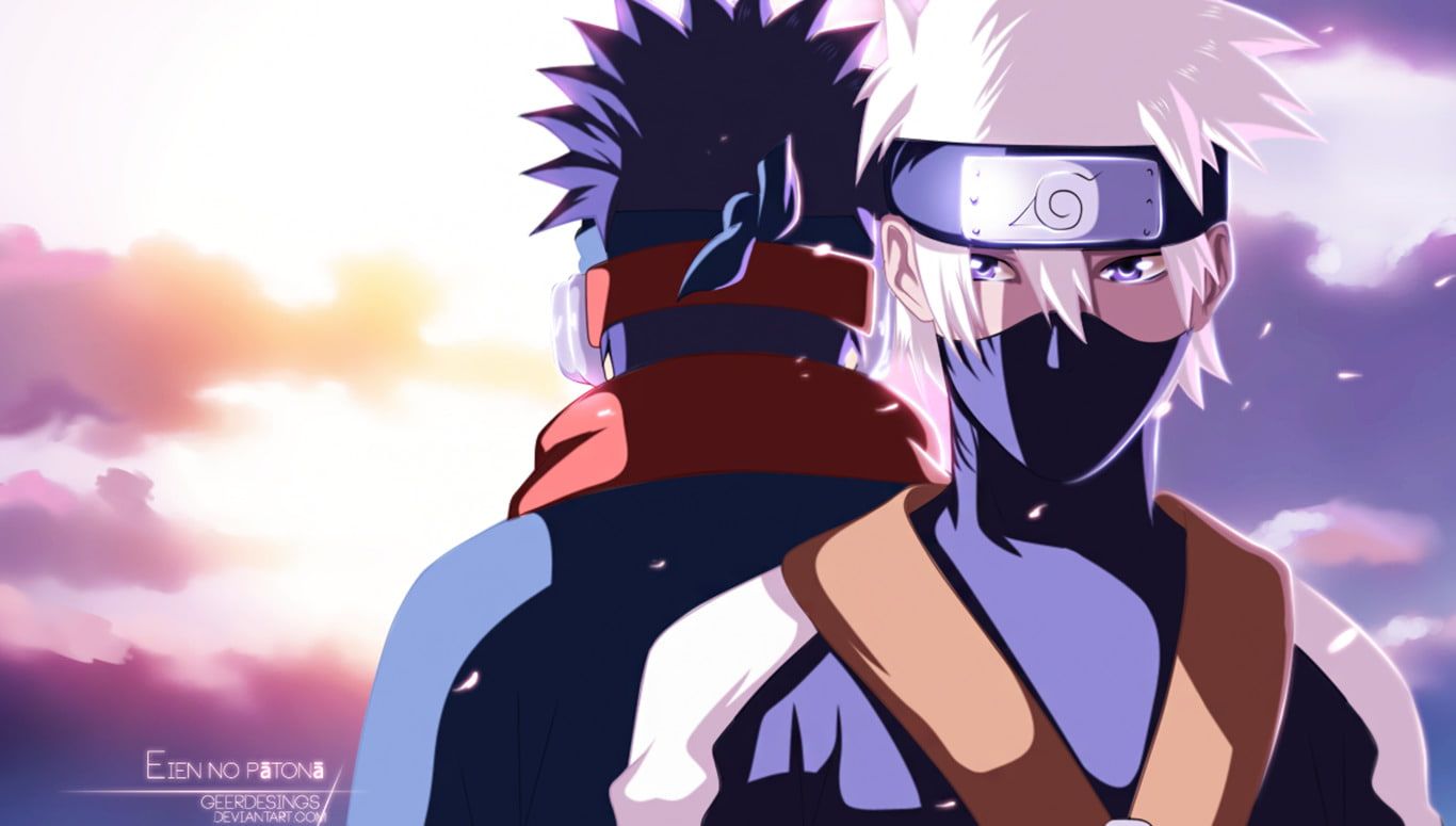 Kid Kakashi and Obito Wallpaper Free Kid Kakashi and Obito Background