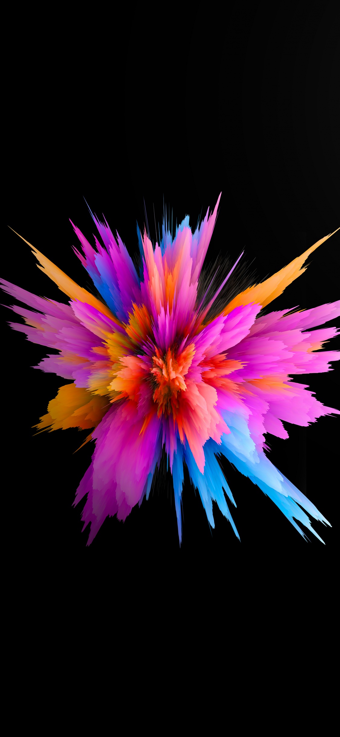 Color burst Wallpaper 4K, Colorful, Explosion, Abstract
