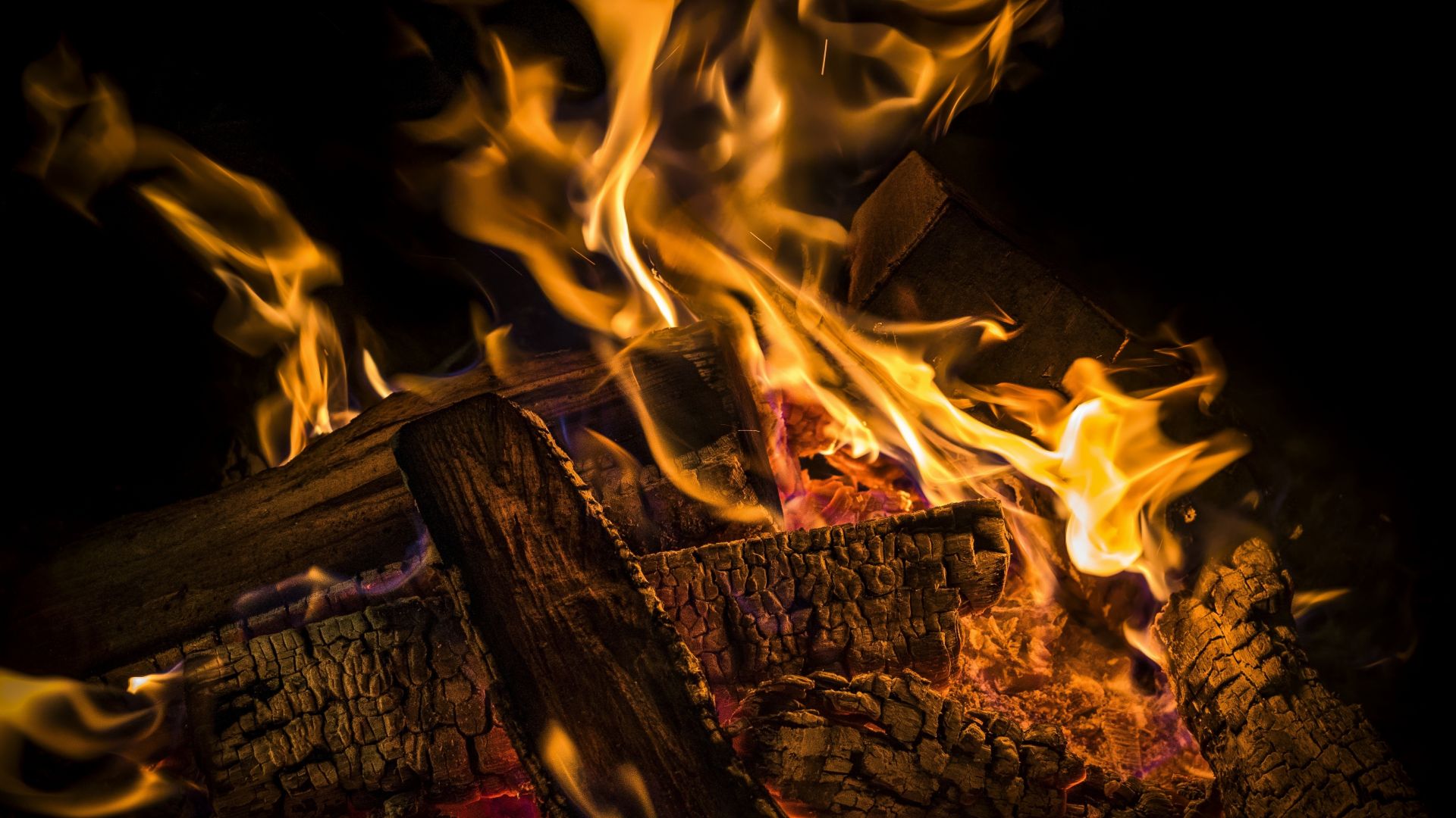 Desktop Wallpaper Fire, Wood Fire, Flames, 4k, HD Image, Picture, Background, 75e14c