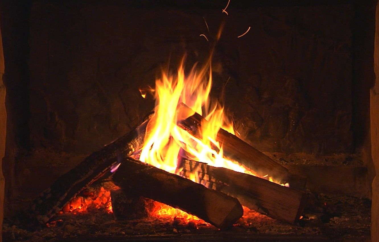 Wood Fire Wallpaper