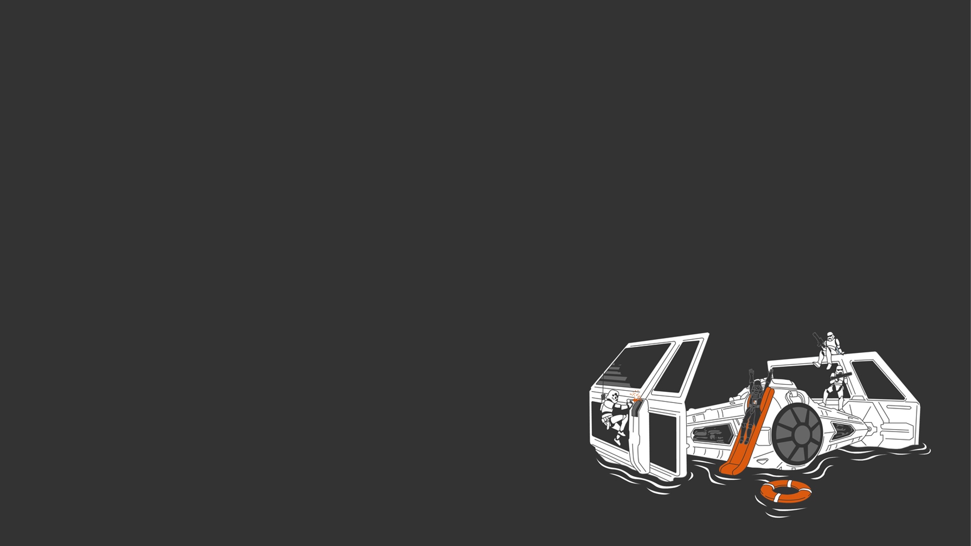 Star Wars minimalistic wallpaperx1080