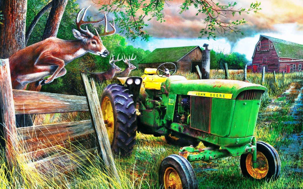 Old John Deere Wallpaper