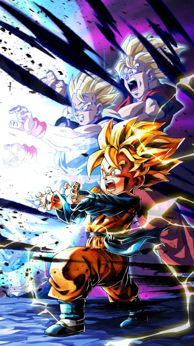 Super Saiyan Goten Kid (DBZ). Dragon ball art goku, Dragon ball wallpaper, Anime dragon ball goku