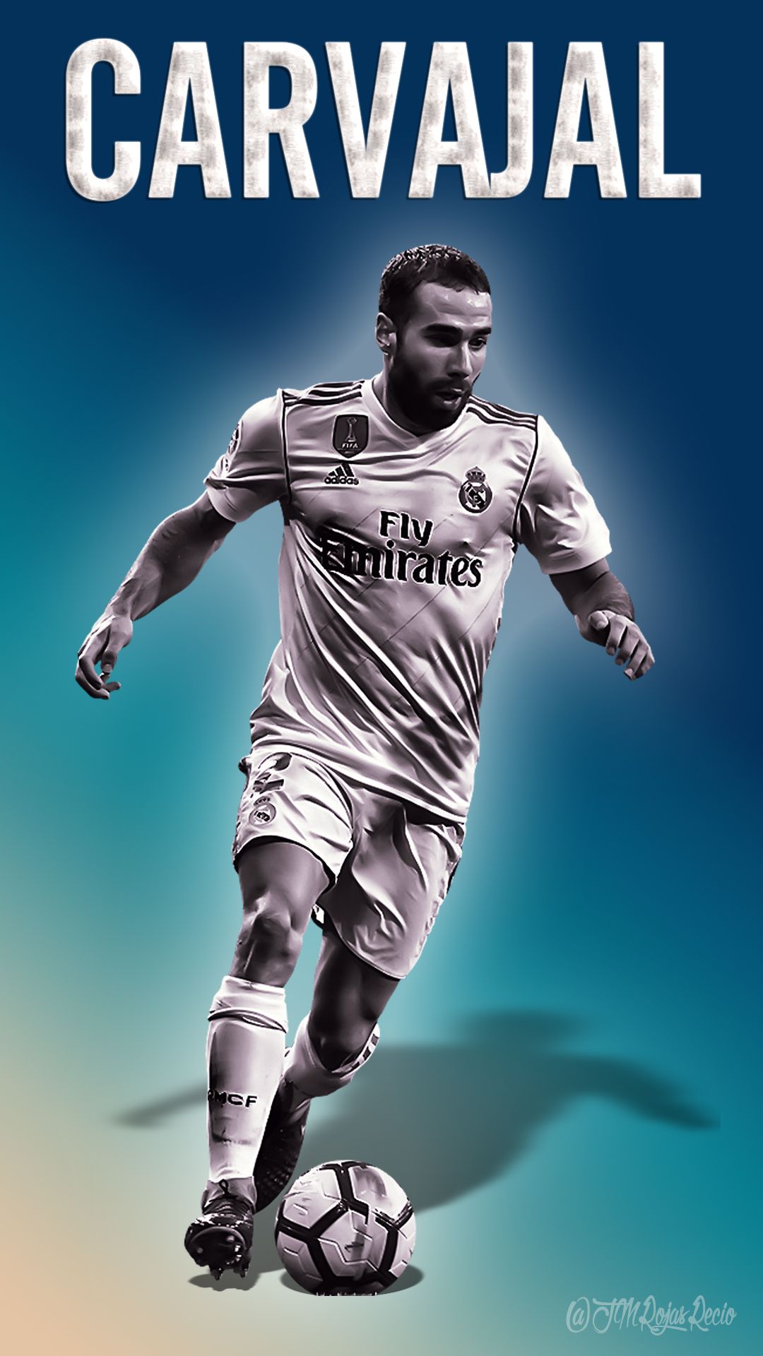 Dani Carvajal. Logotipo del real madrid, Fondos de pantalla real madrid, Jugadores del real madrid